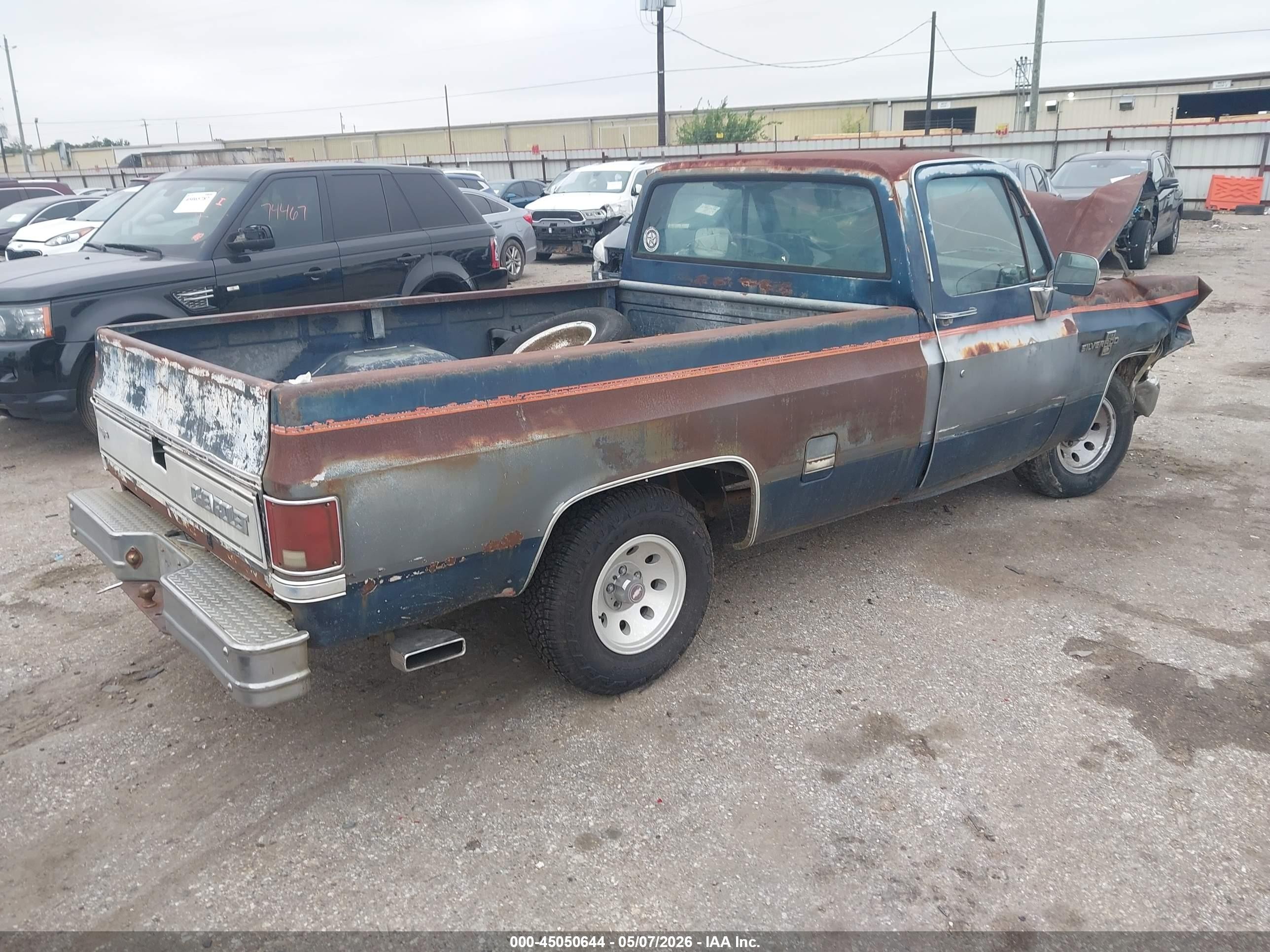 1987 Chevrolet R10   Blue vin: 1GCDR14HXHS129151
