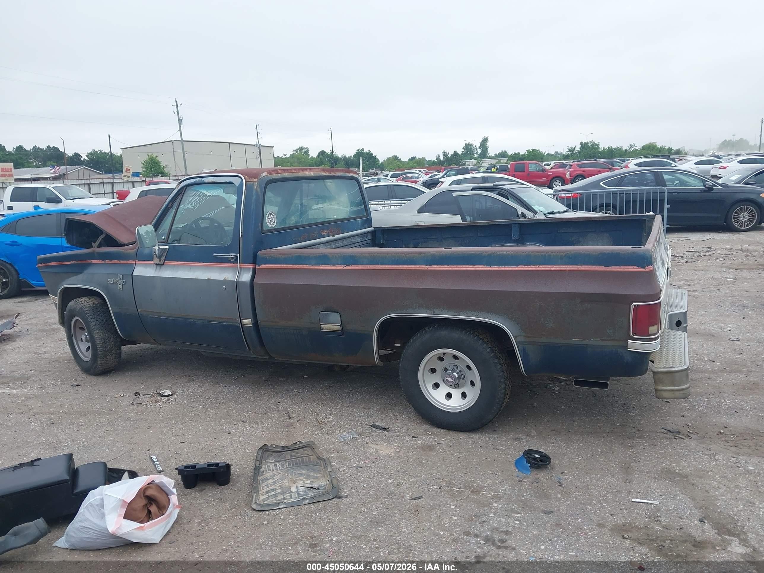 1987 Chevrolet R10   Blue vin: 1GCDR14HXHS129151