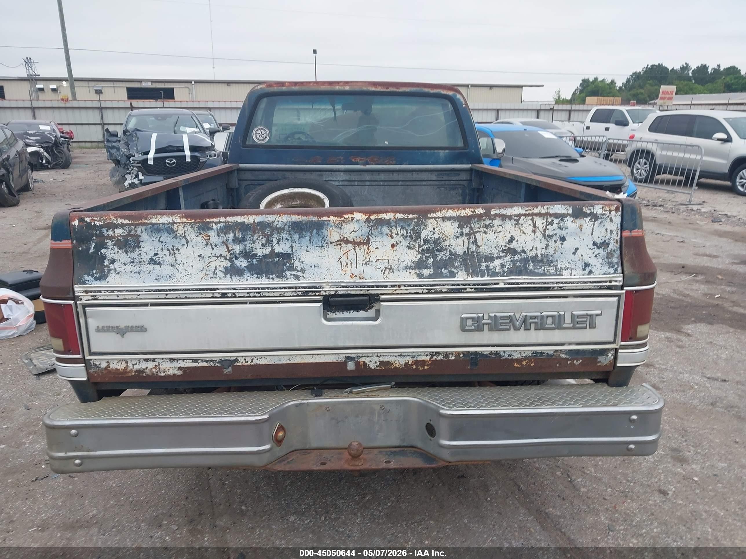 1987 Chevrolet R10   Blue vin: 1GCDR14HXHS129151