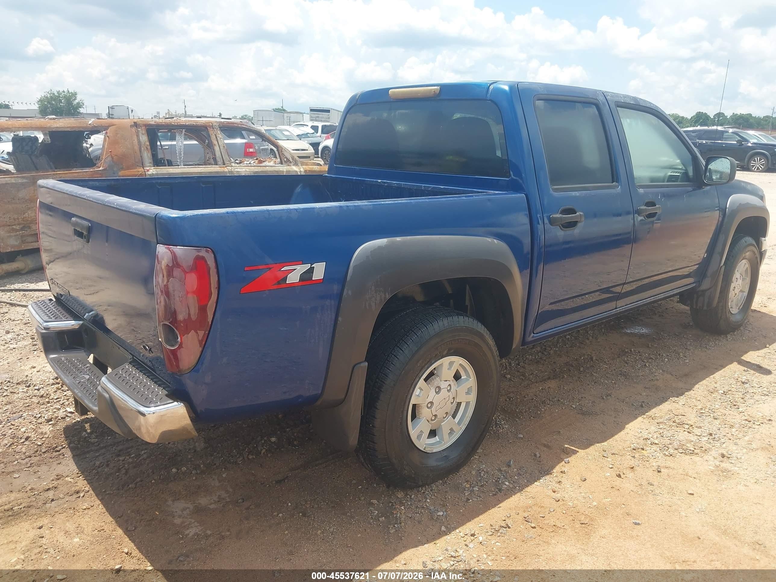 2006 Chevrolet Colorado Lt Blue vin: 1GCDS136068122451