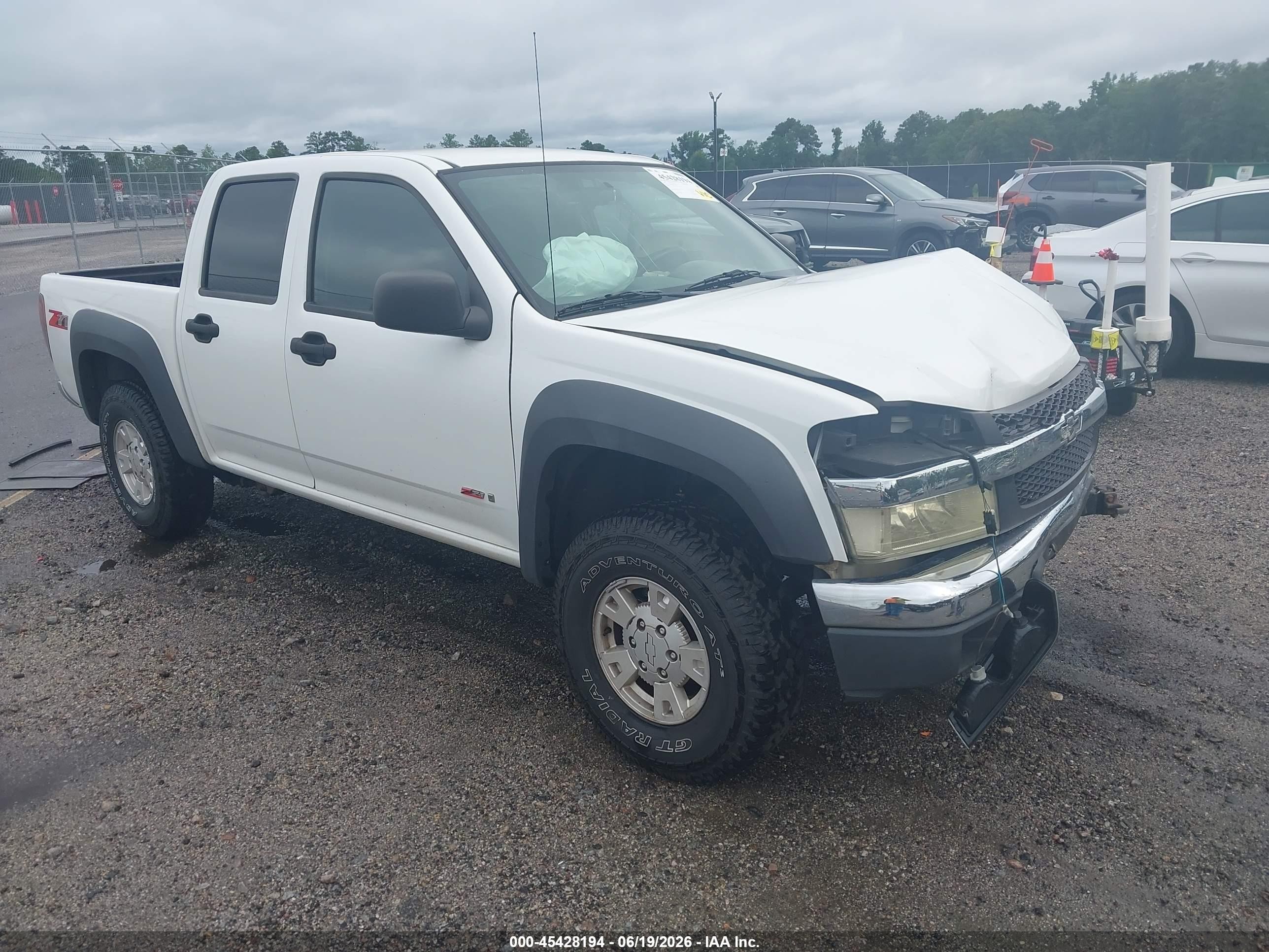 2006 Chevrolet Colorado Lt White vin: 1GCDS136068177496