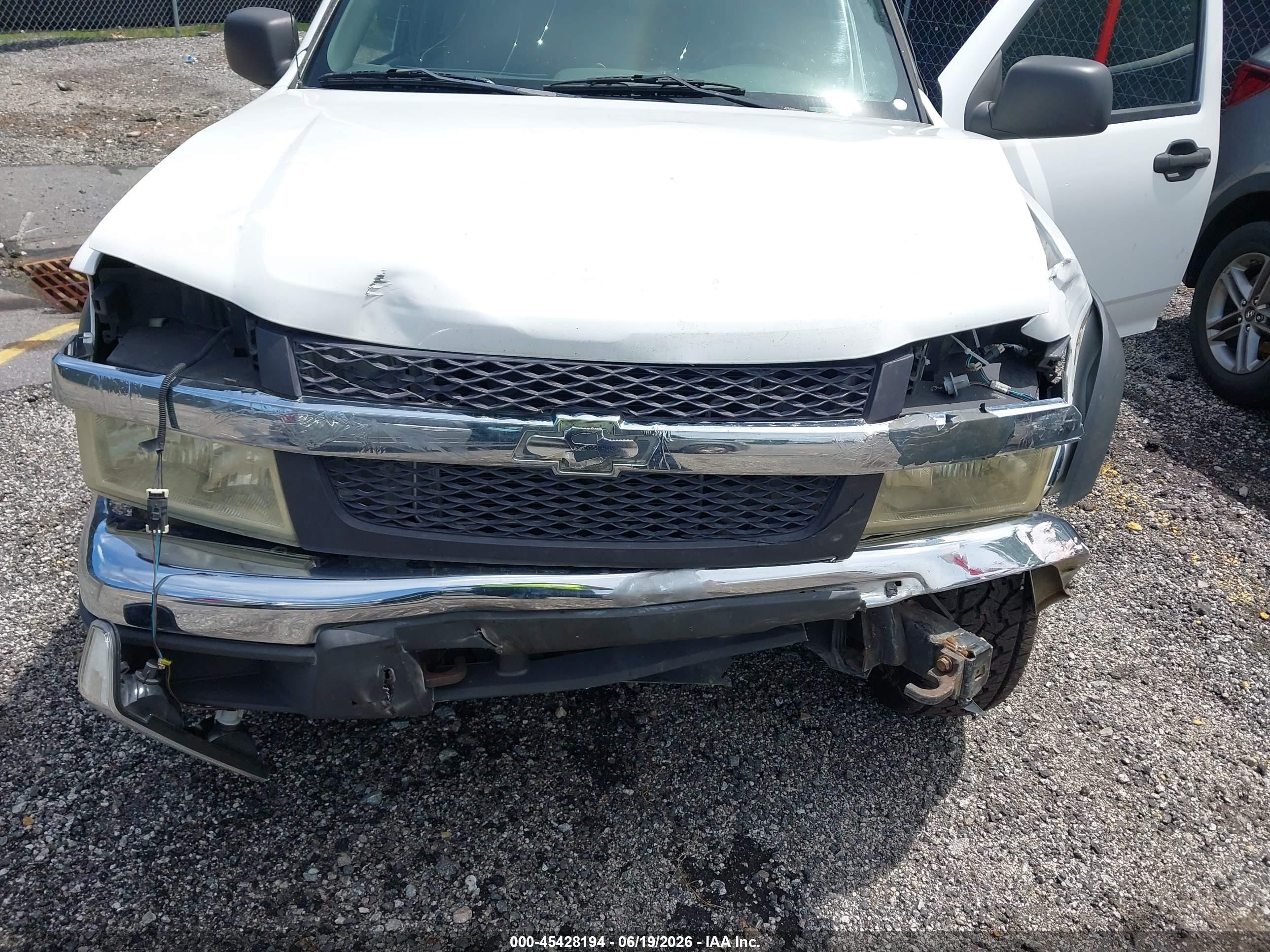 2006 Chevrolet Colorado Lt White vin: 1GCDS136068177496