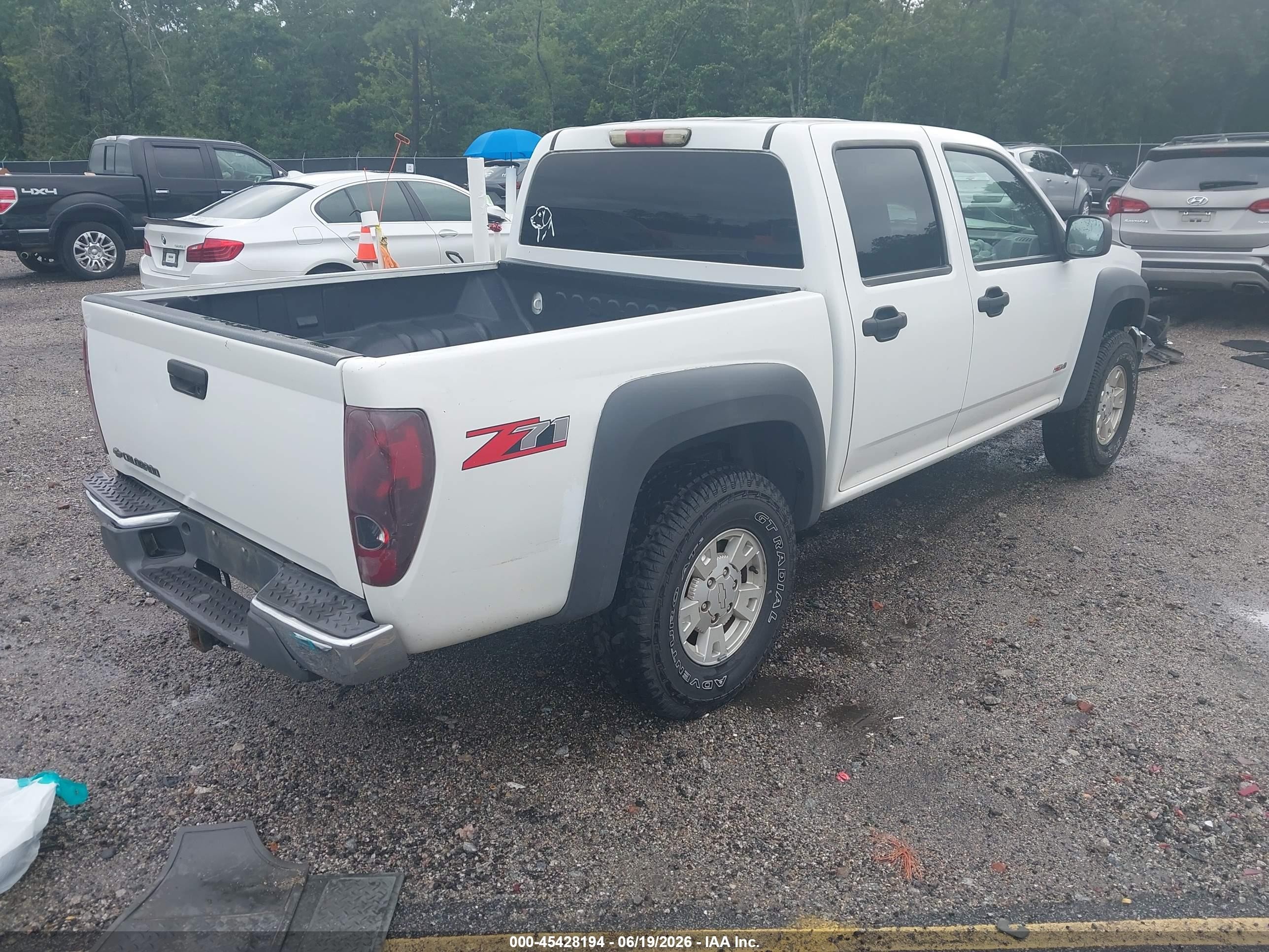 2006 Chevrolet Colorado Lt White vin: 1GCDS136068177496