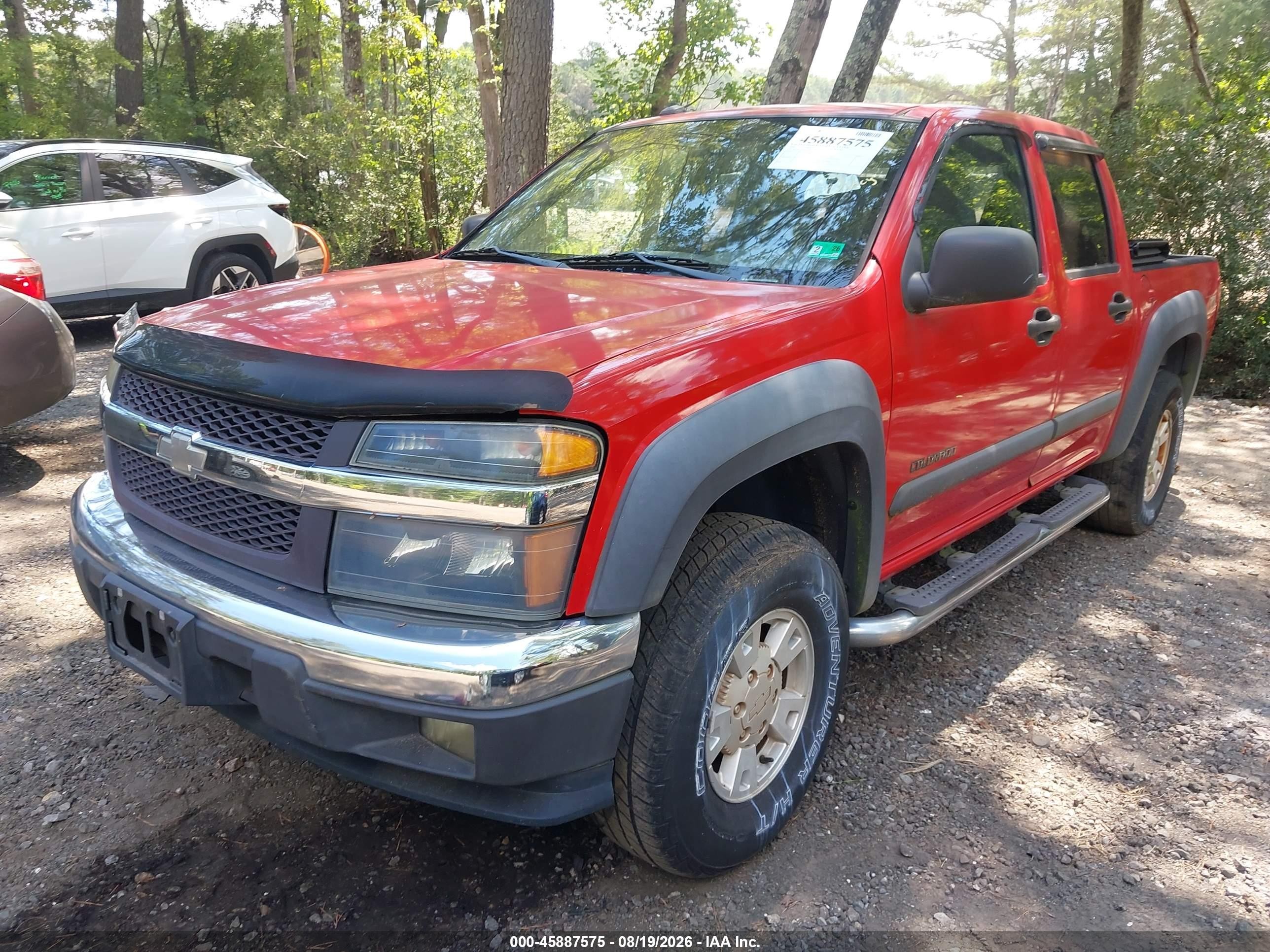 2004 Chevrolet Colorado Ls Red vin: 1GCDS136148111665
