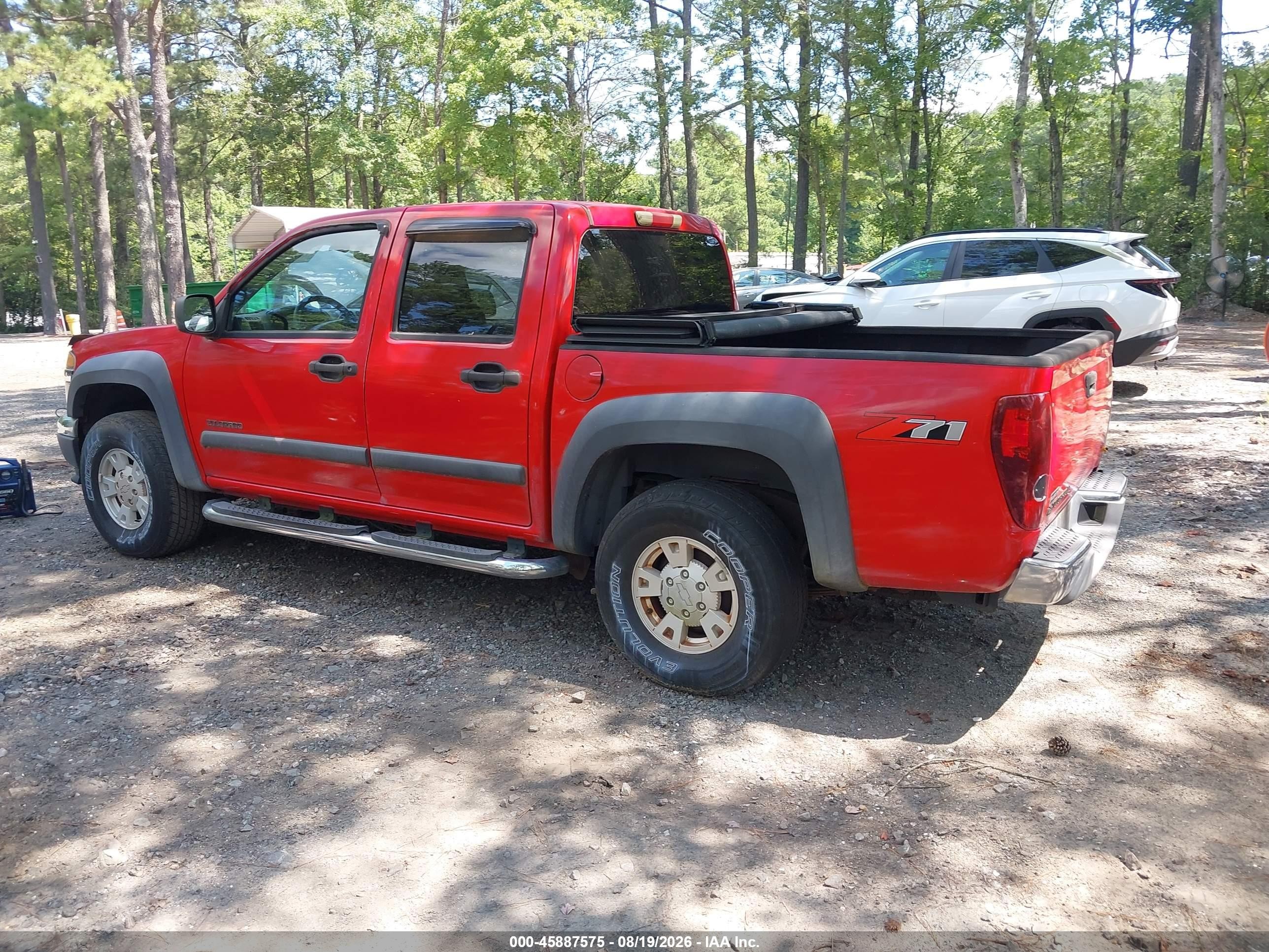 2004 Chevrolet Colorado Ls Red vin: 1GCDS136148111665