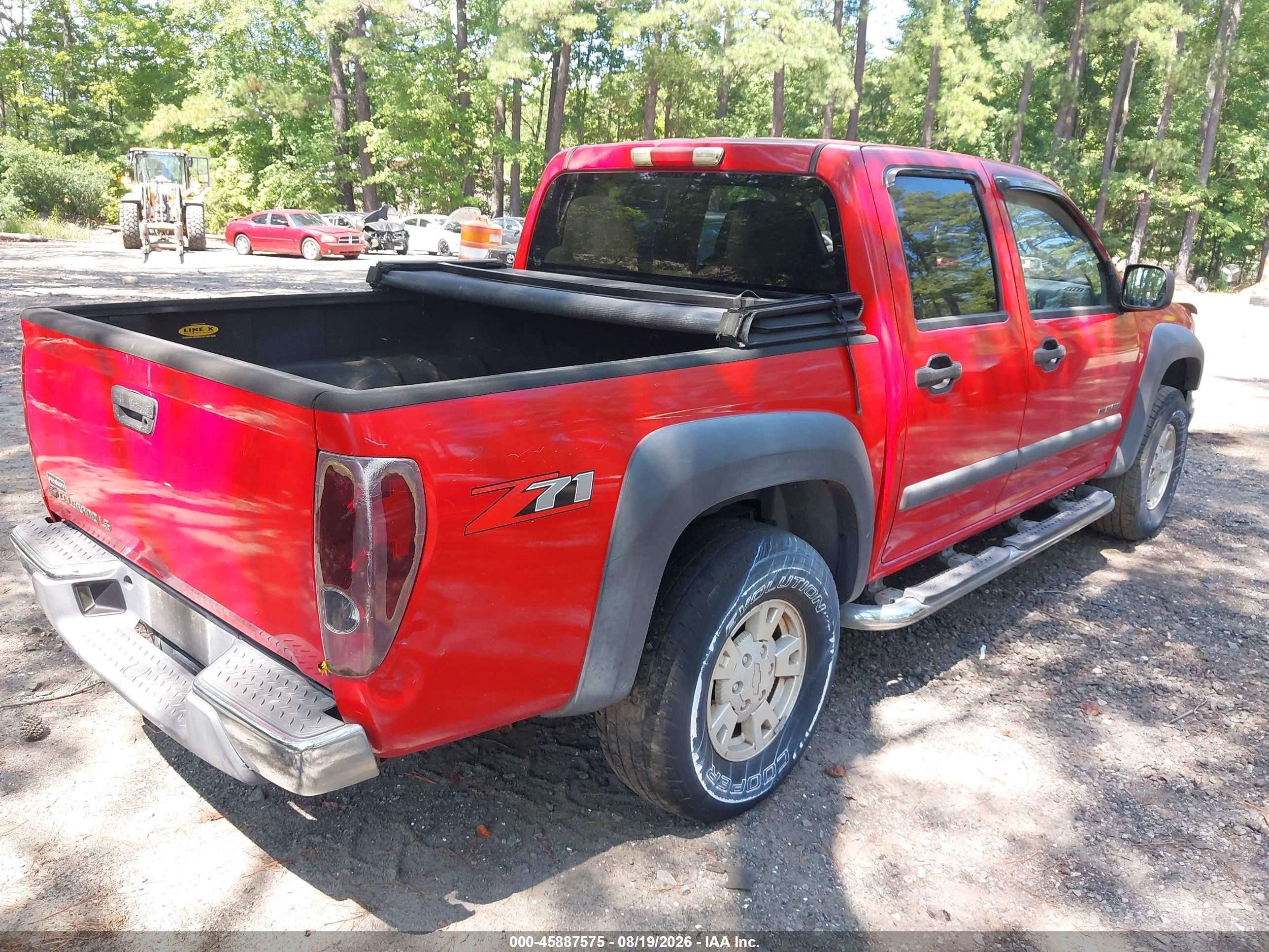 2004 Chevrolet Colorado Ls Red vin: 1GCDS136148111665