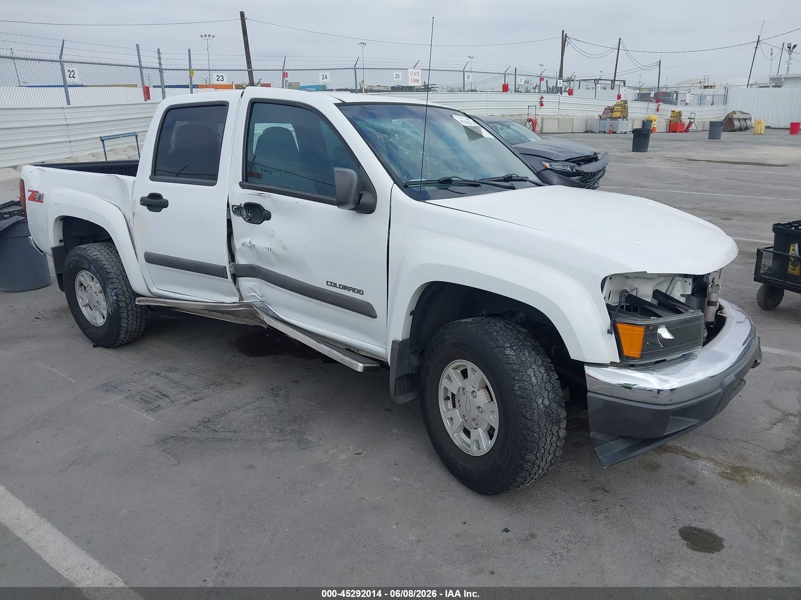 2004 Chevrolet Colorado 1sf Ls Z71 White vin: 1GCDS136148124934