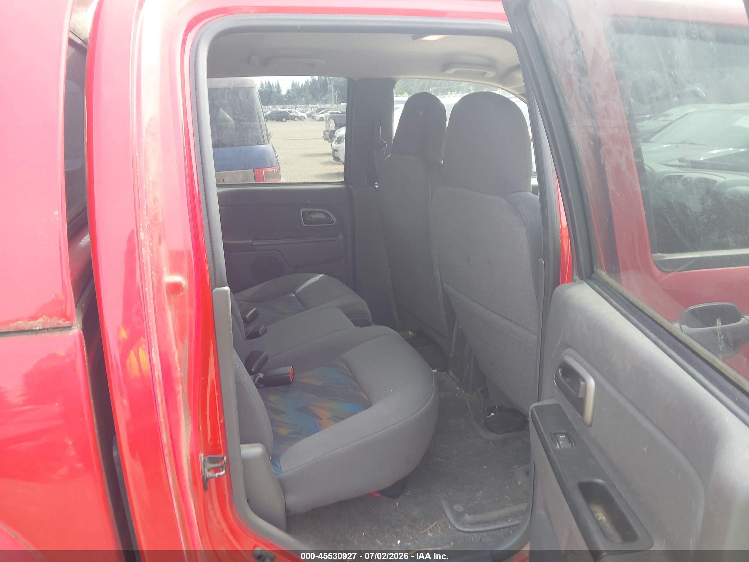 2005 Chevrolet Colorado Ls Red vin: 1GCDS136158167865