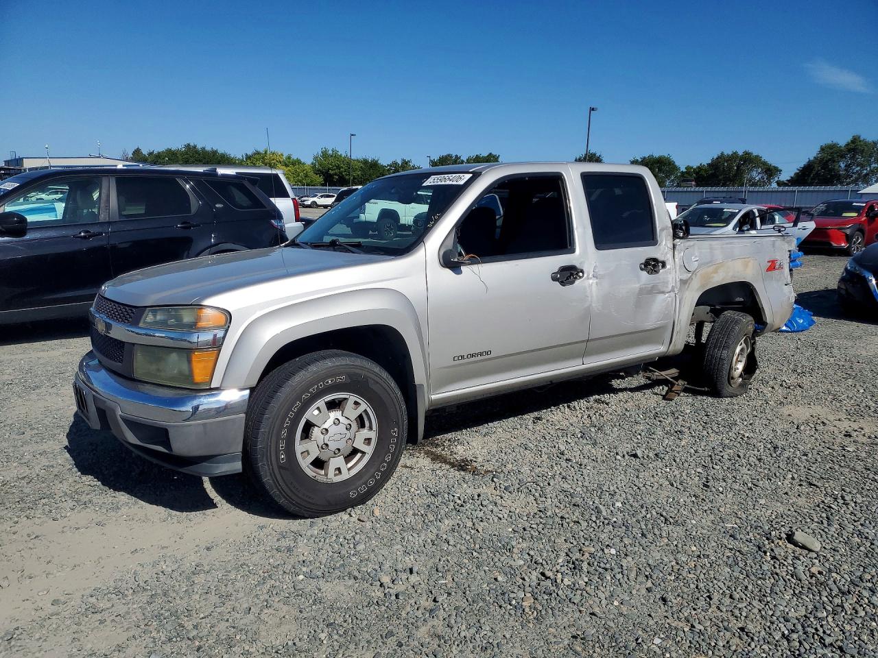 2005 Chevrolet Colorado Серебряный vin: 1GCDS136358261732