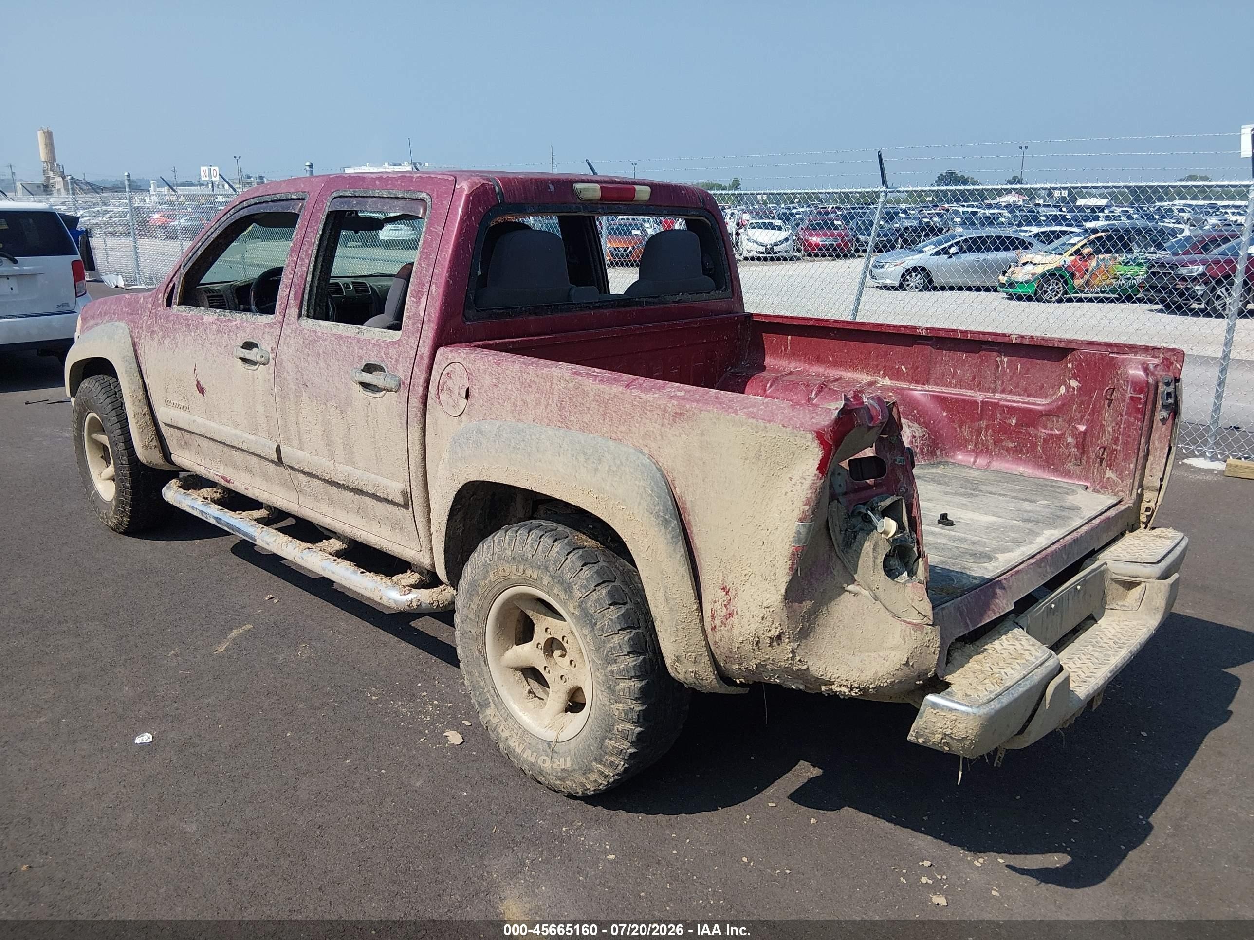 2004 Chevrolet Colorado Ls Red vin: 1GCDS136448182973