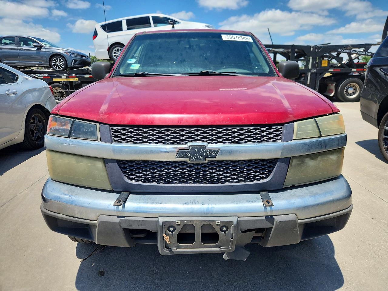 2006 Chevrolet Colorado Burgundy vin: 1GCDS136468201346