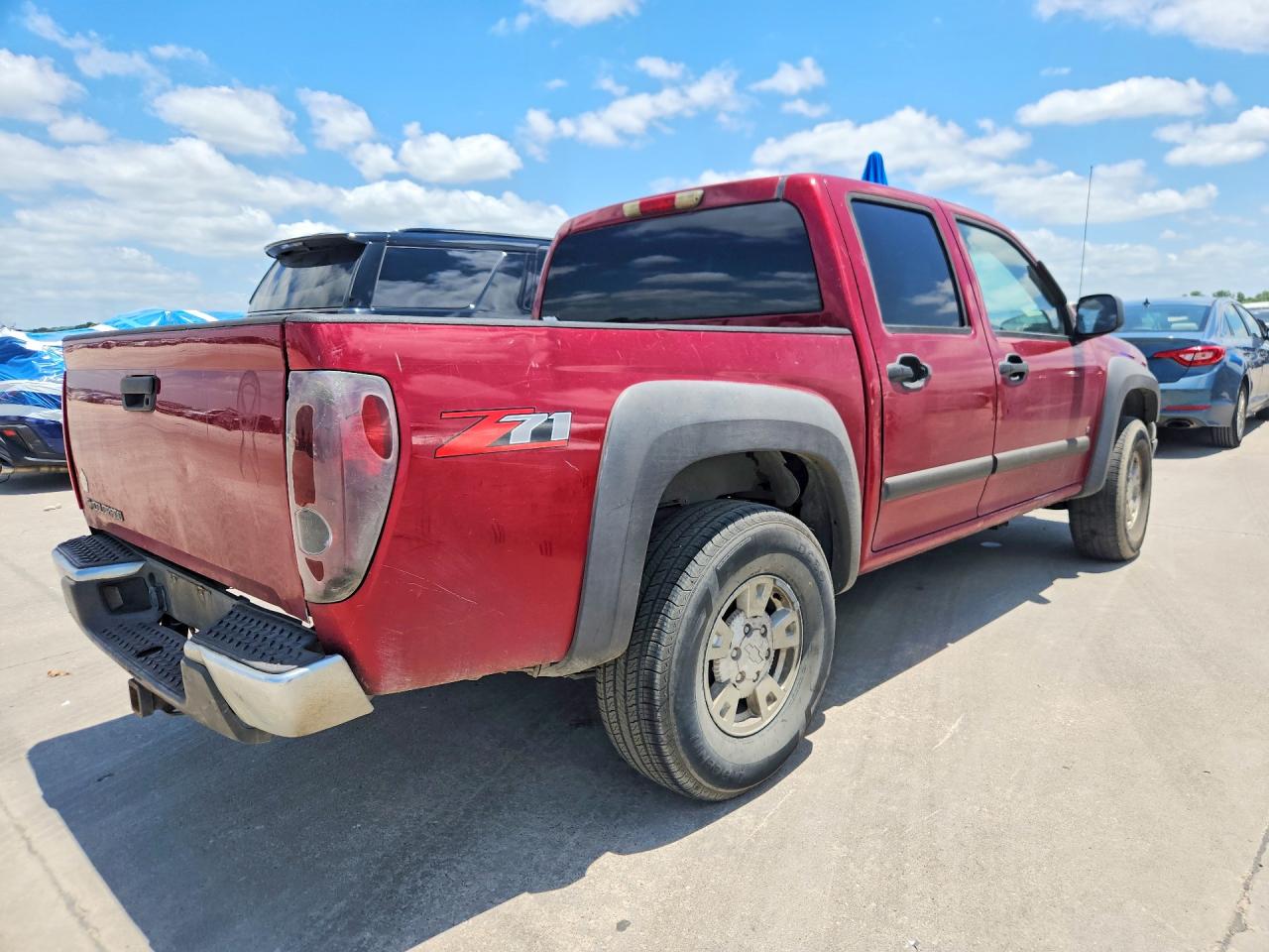 2006 Chevrolet Colorado Burgundy vin: 1GCDS136468201346