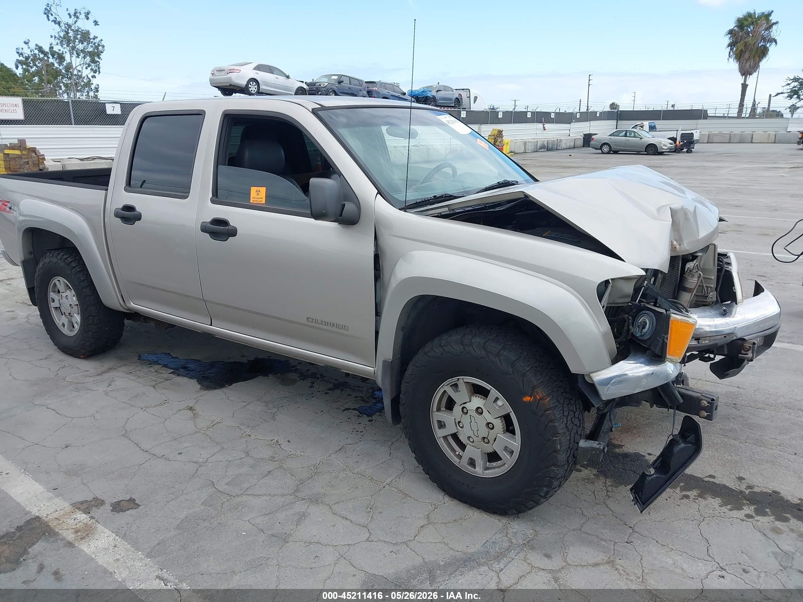 2005 Chevrolet Colorado Ls Beige vin: 1GCDS136558129572