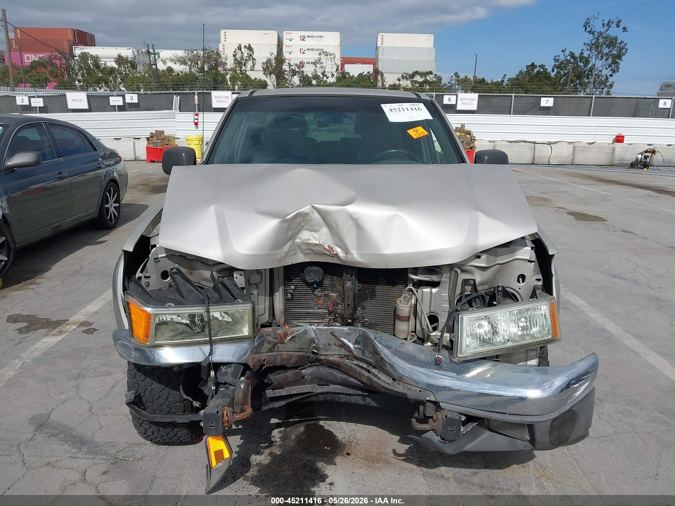 2005 Chevrolet Colorado Ls Beige vin: 1GCDS136558129572