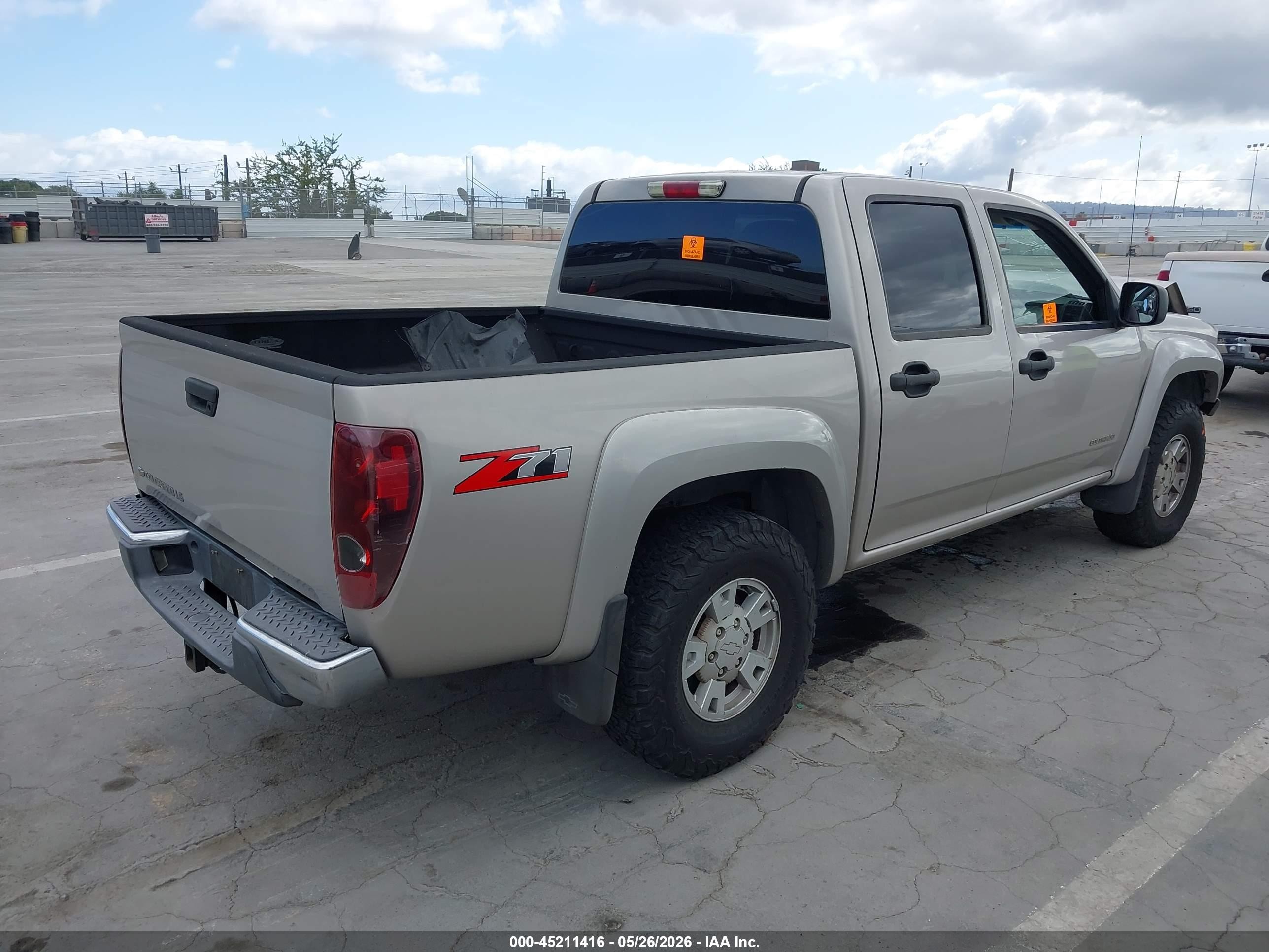 2005 Chevrolet Colorado Ls Beige vin: 1GCDS136558129572