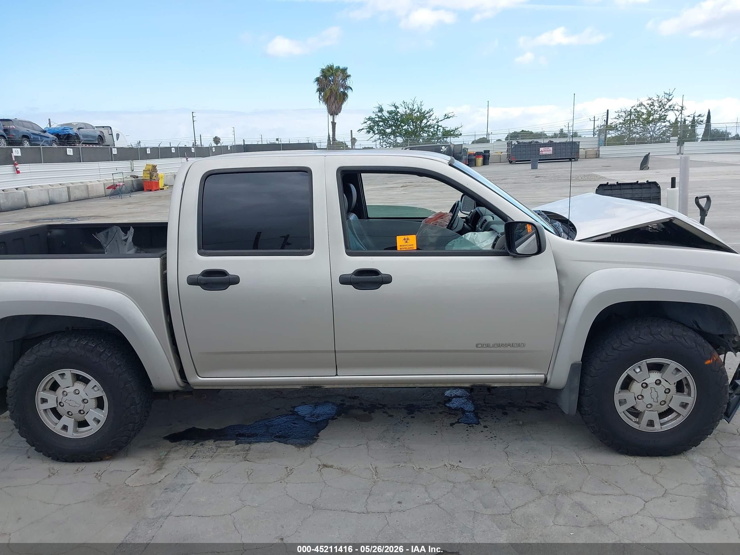 2005 Chevrolet Colorado Ls Beige vin: 1GCDS136558129572