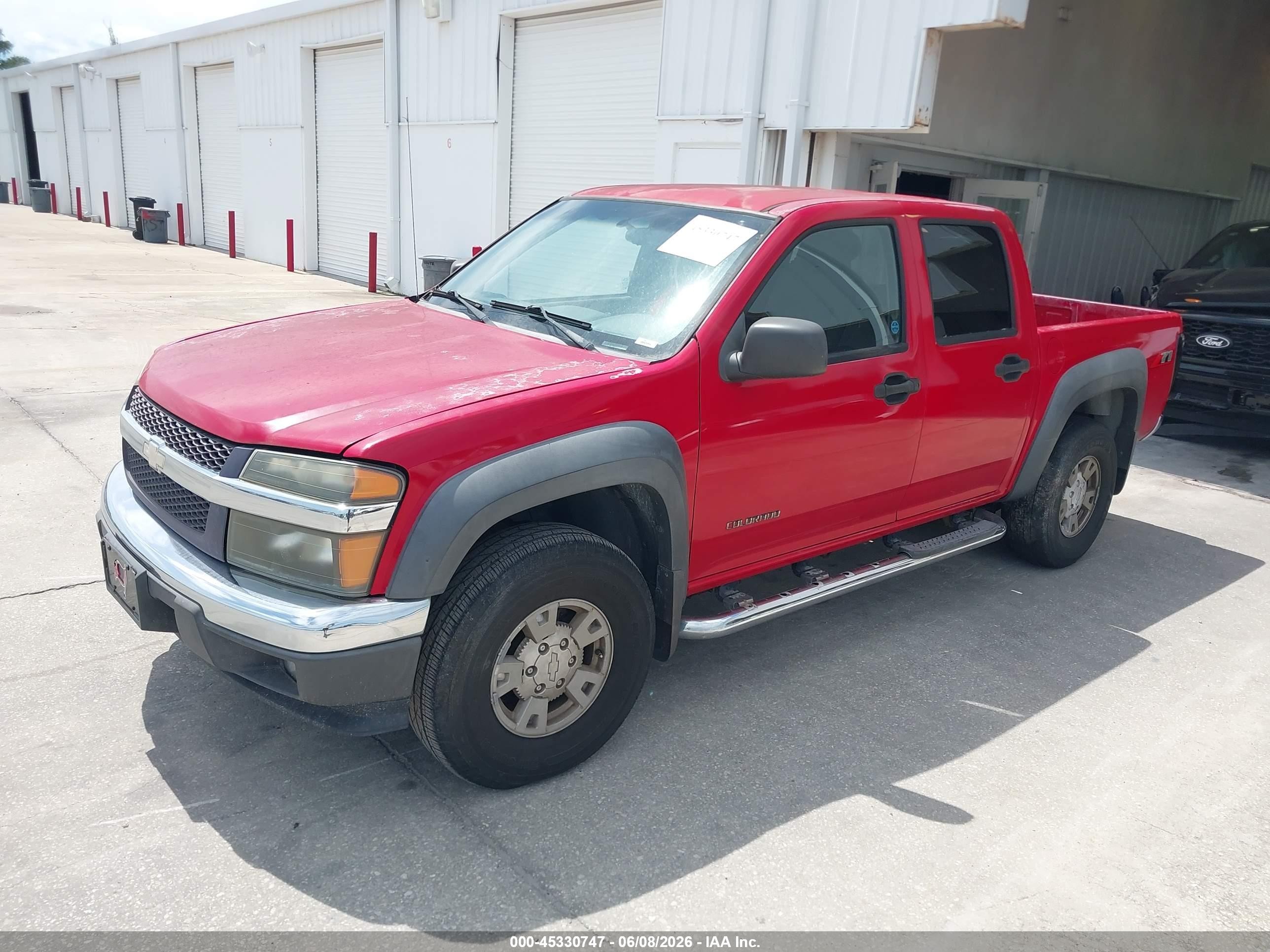 2005 Chevrolet Colorado Ls Красный vin: 1GCDS136558175905
