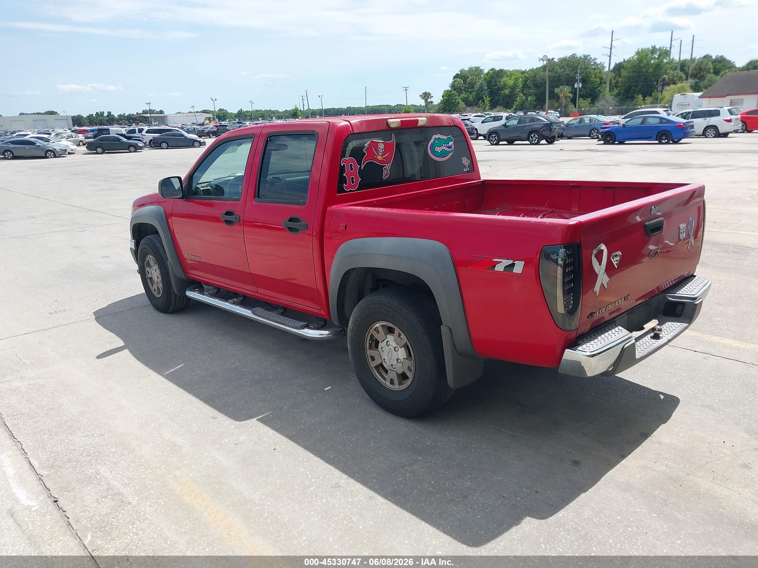 2005 Chevrolet Colorado Ls Красный vin: 1GCDS136558175905
