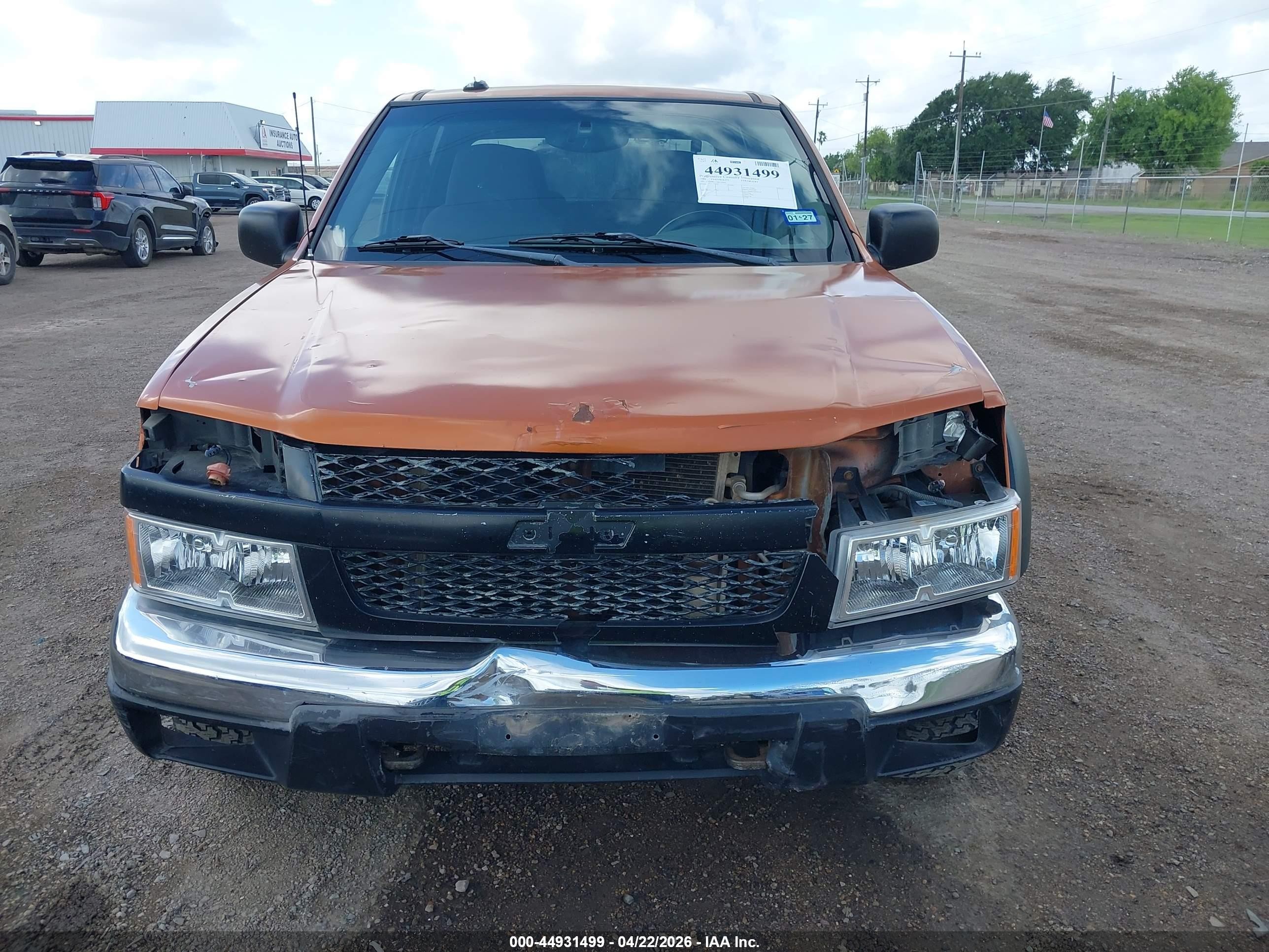 2004 Chevrolet Colorado Ls Orange vin: 1GCDS136648159016