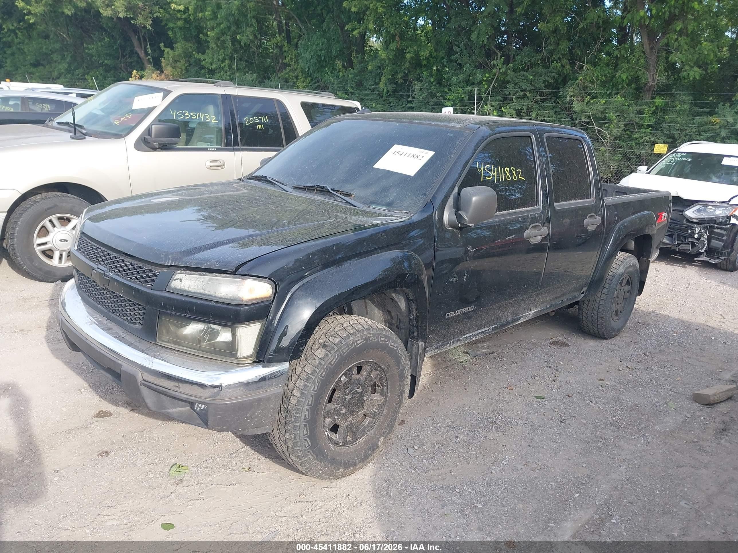 2005 Chevrolet Colorado Ls Black vin: 1GCDS136658129080