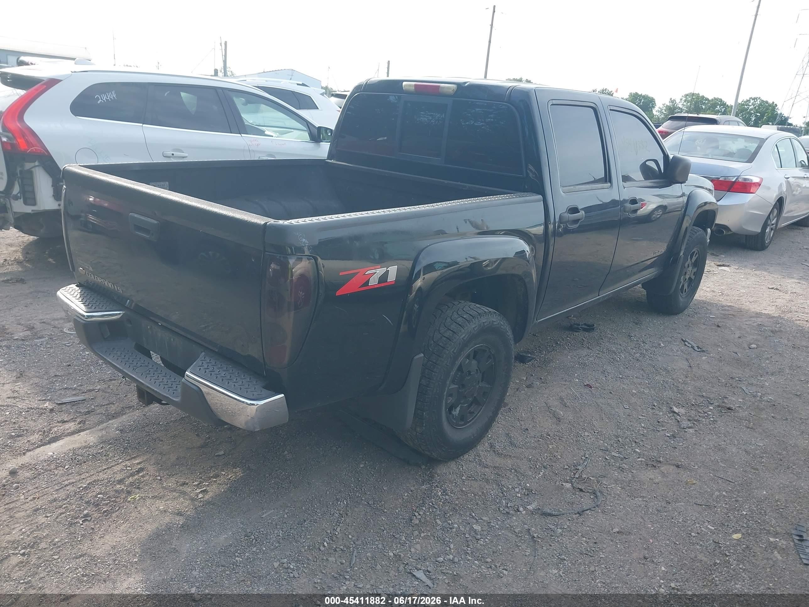 2005 Chevrolet Colorado Ls Black vin: 1GCDS136658129080