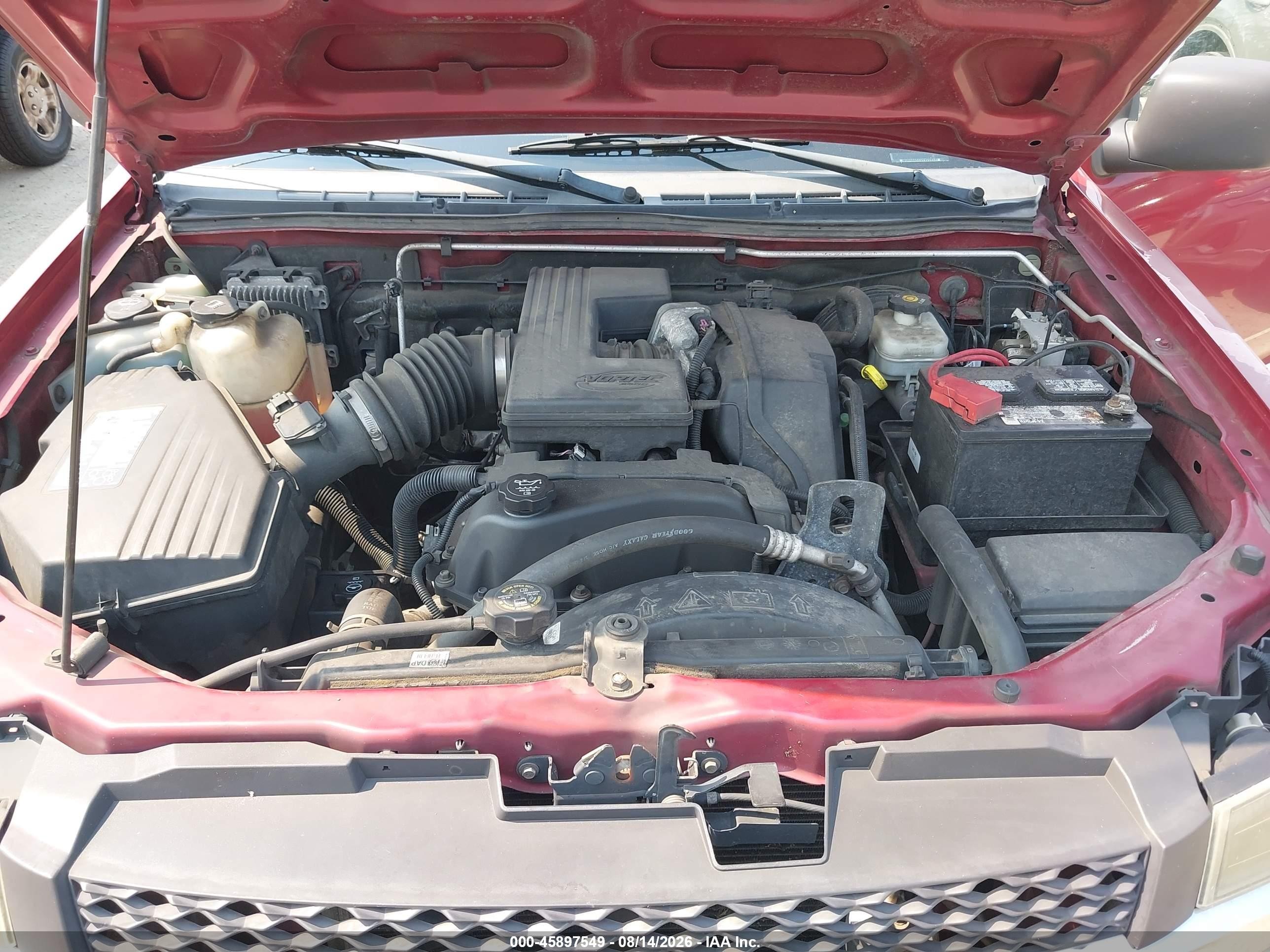 2005 Chevrolet Colorado Ls Красный vin: 1GCDS136658155856
