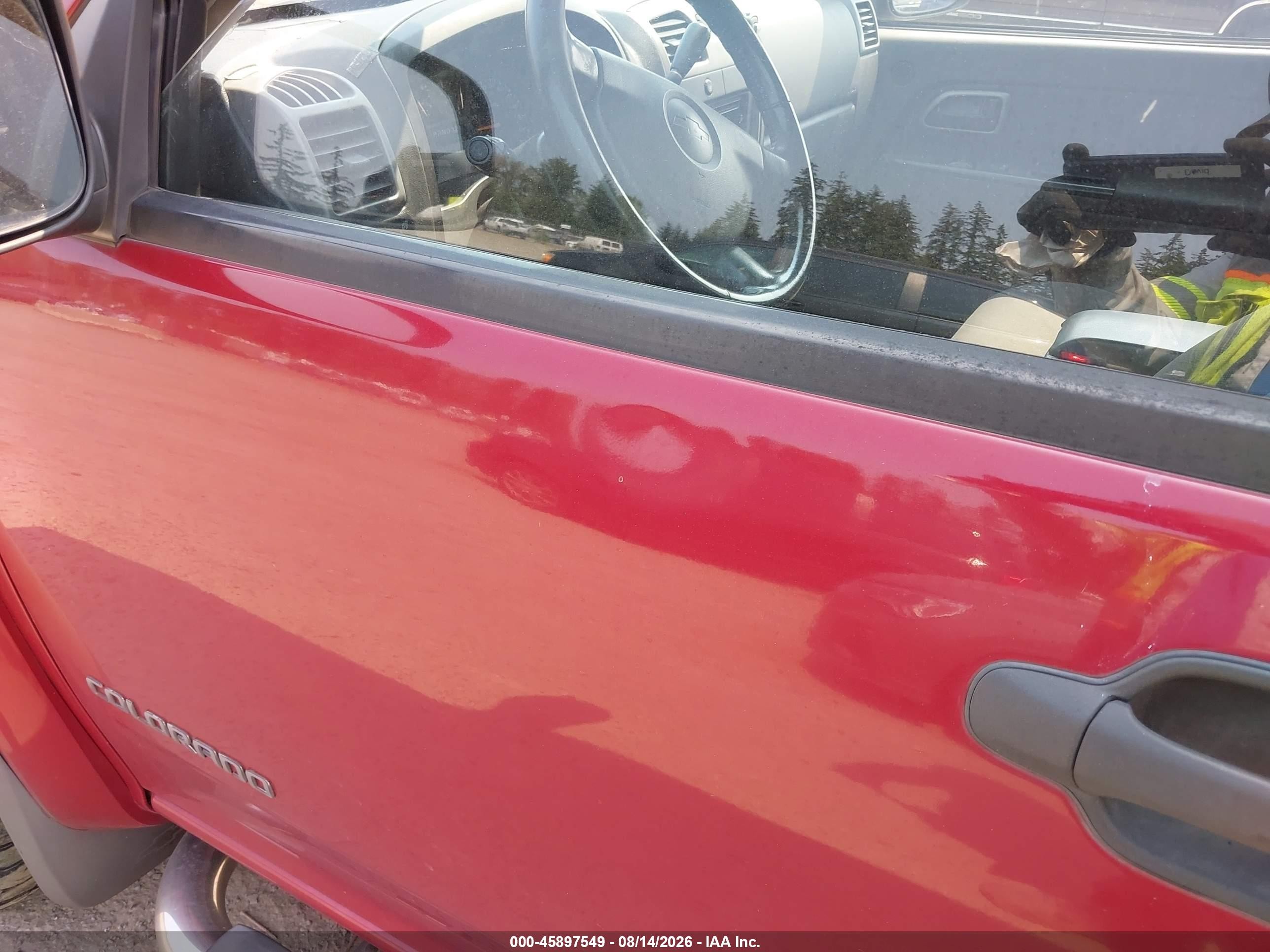 2005 Chevrolet Colorado Ls Красный vin: 1GCDS136658155856