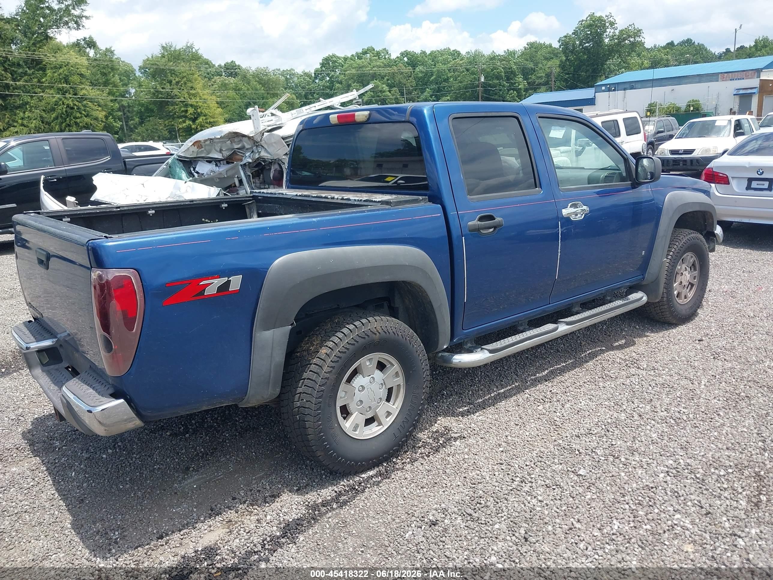 2006 Chevrolet Colorado Lt Blue vin: 1GCDS136768165507