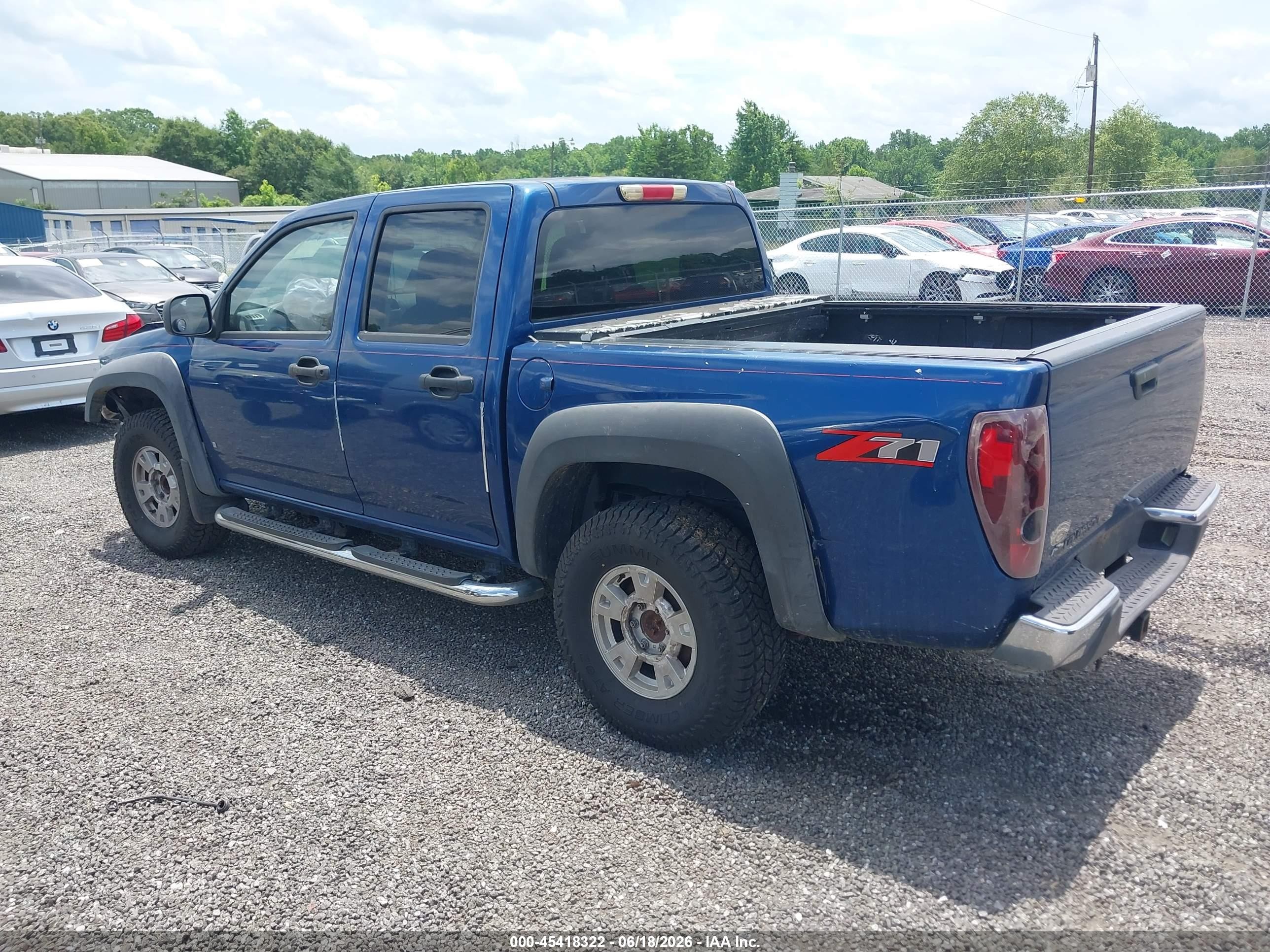 2006 Chevrolet Colorado Lt Blue vin: 1GCDS136768165507