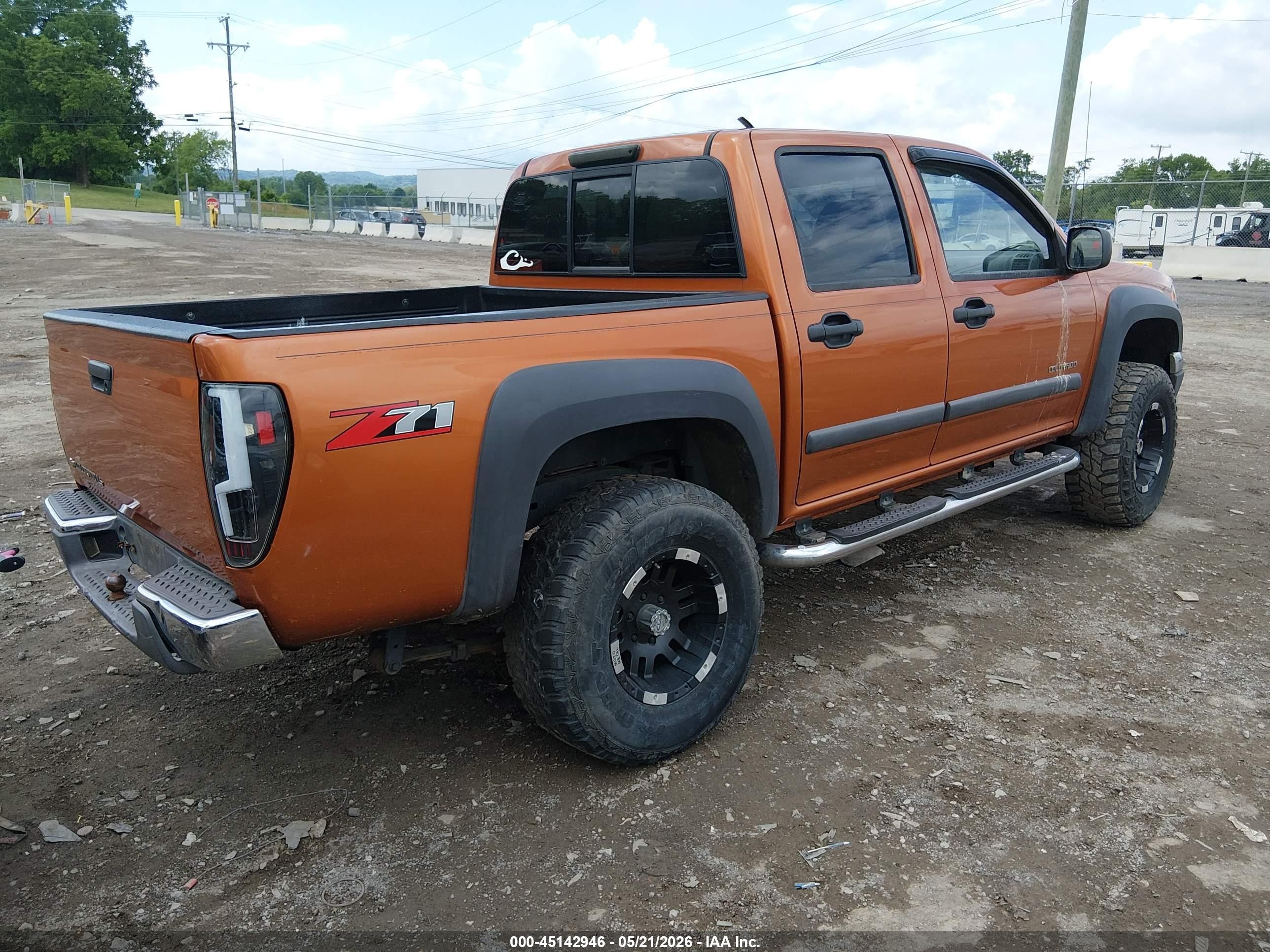 2004 Chevrolet Colorado 1sf Ls Z71 Orange vin: 1GCDS136848191921