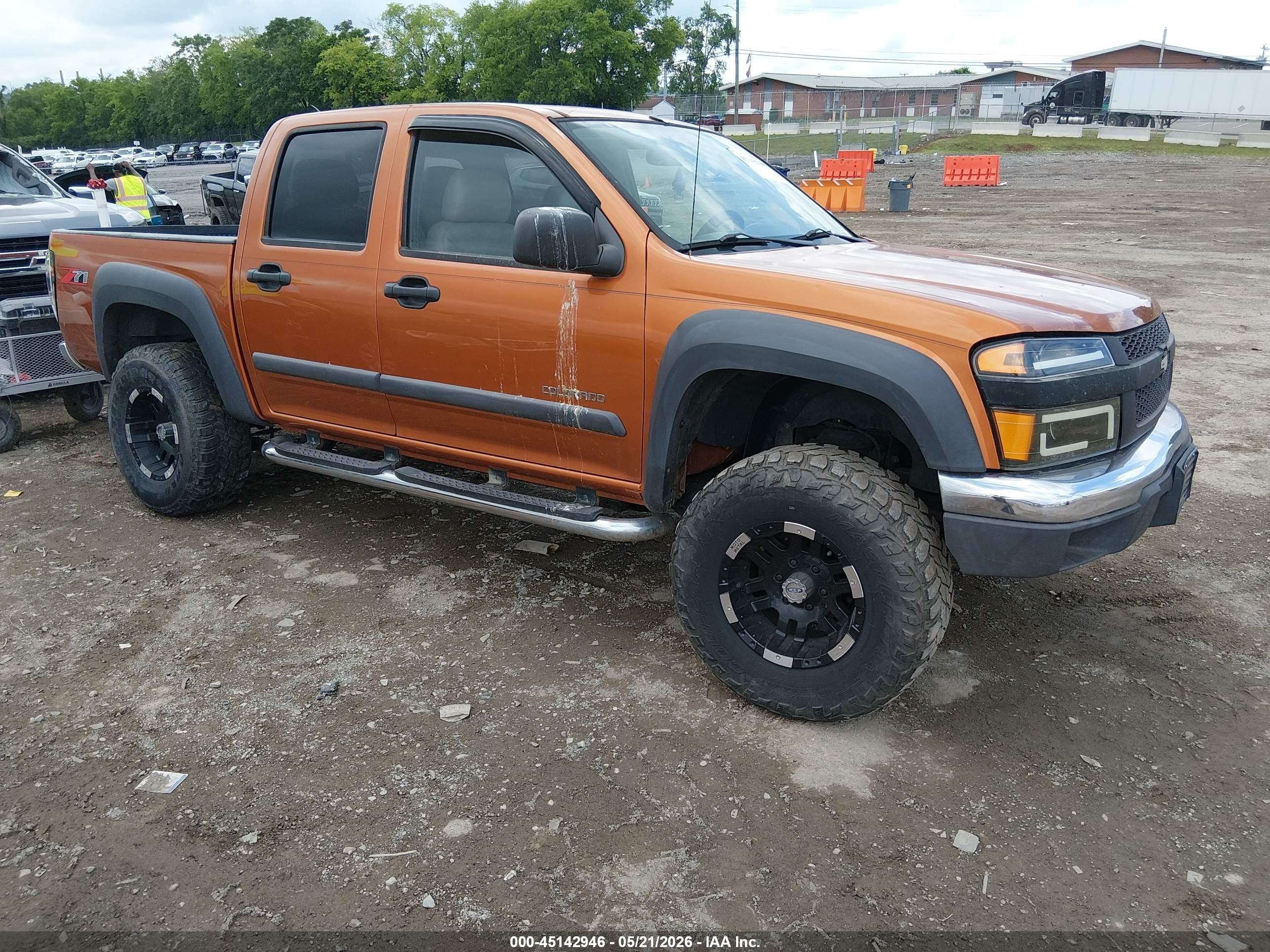 2004 Chevrolet Colorado 1sf Ls Z71 Orange vin: 1GCDS136848191921