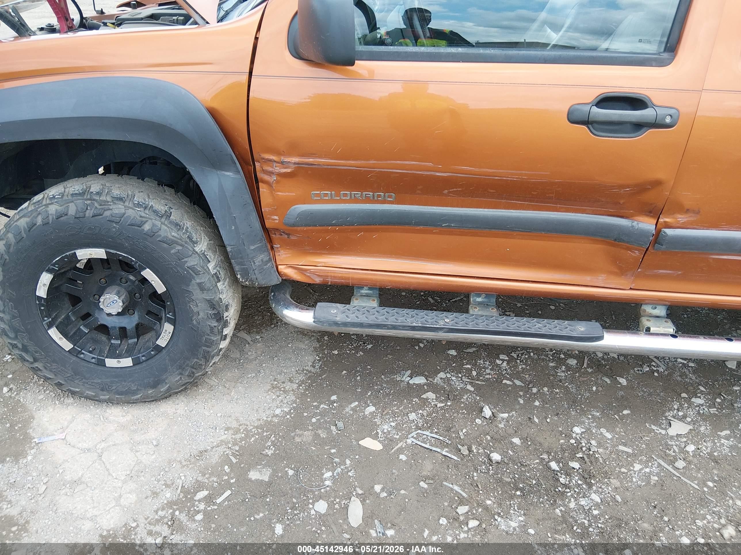 2004 Chevrolet Colorado 1sf Ls Z71 Orange vin: 1GCDS136848191921