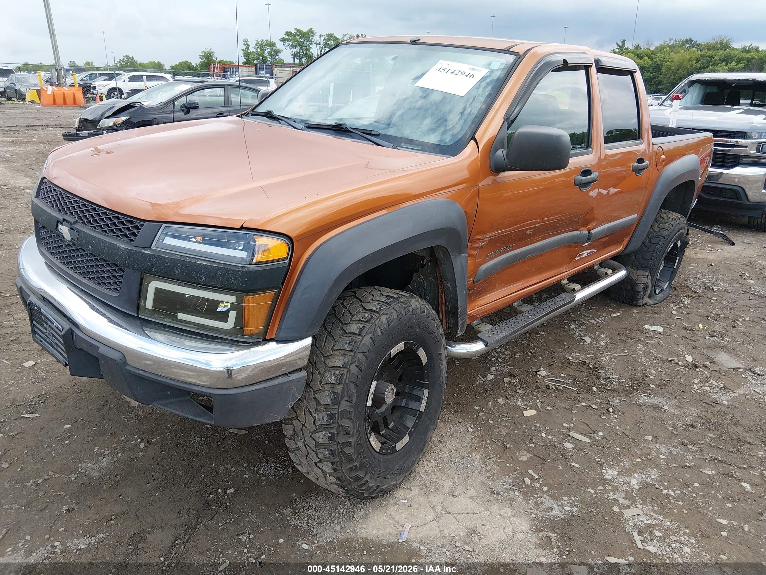 2004 Chevrolet Colorado 1sf Ls Z71 Orange vin: 1GCDS136848191921