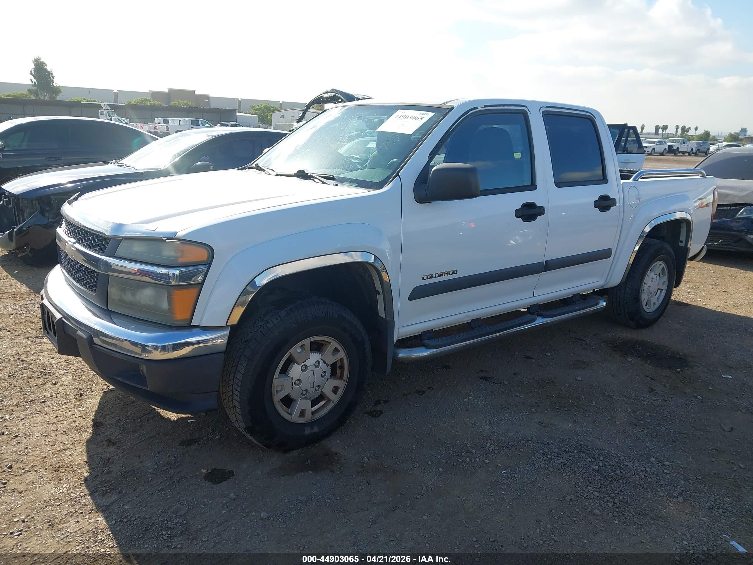 2004 Chevrolet Colorado Ls White vin: 1GCDS136948106665