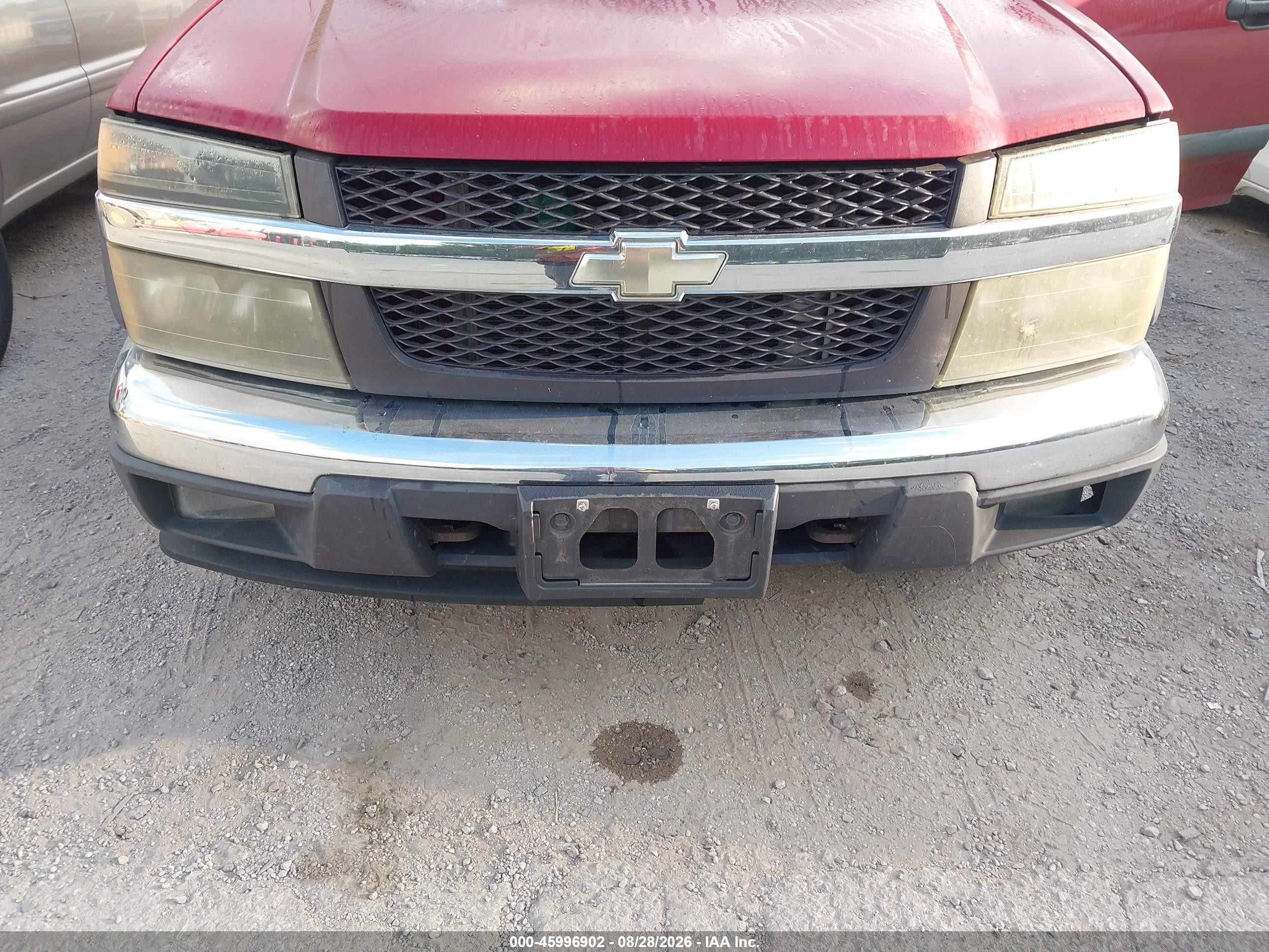 2004 Chevrolet Colorado Ls Burgundy vin: 1GCDS136X48167281
