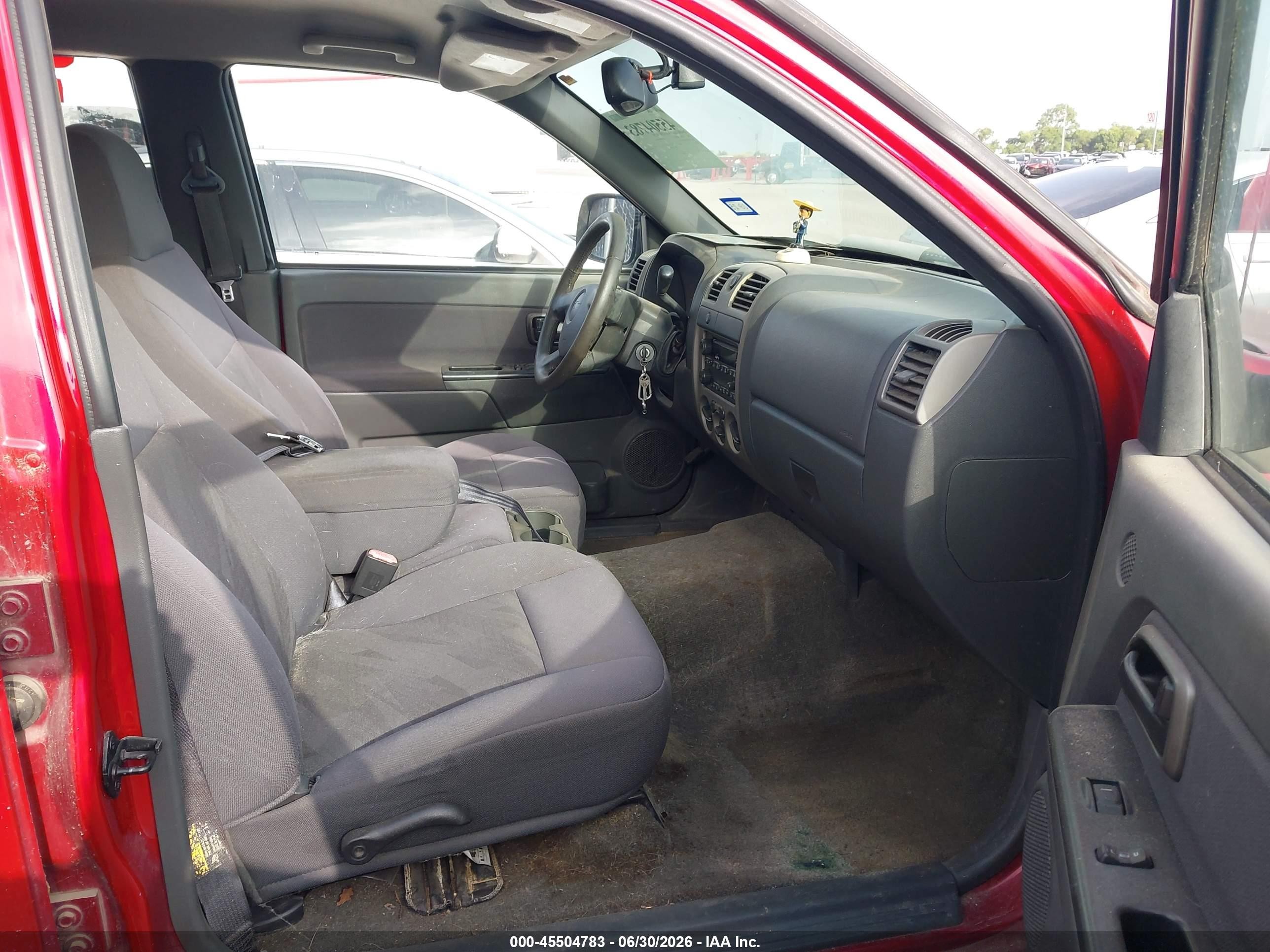 2005 Chevrolet Colorado Ls Red vin: 1GCDS136X58281606