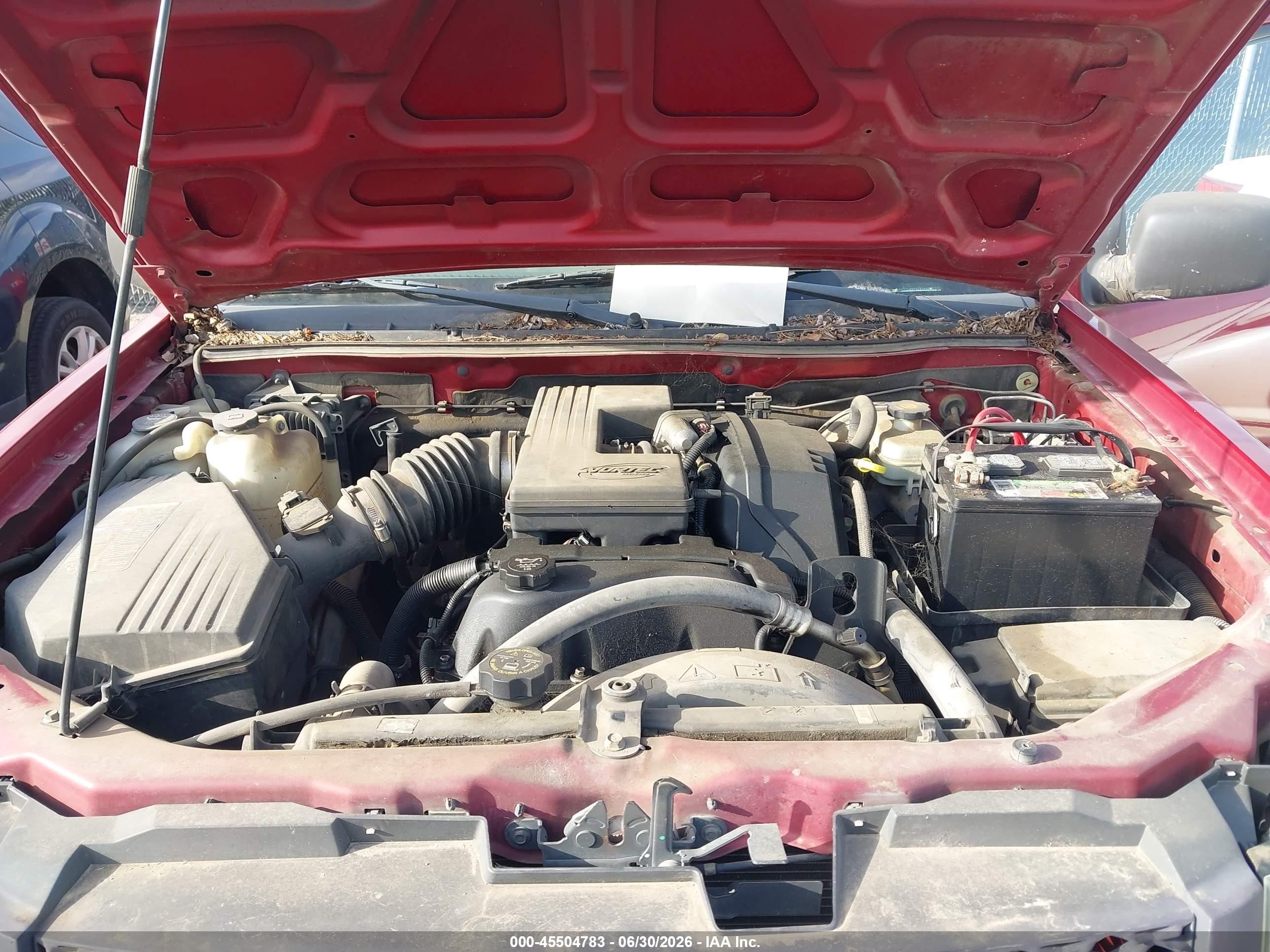 2005 Chevrolet Colorado Ls Red vin: 1GCDS136X58281606