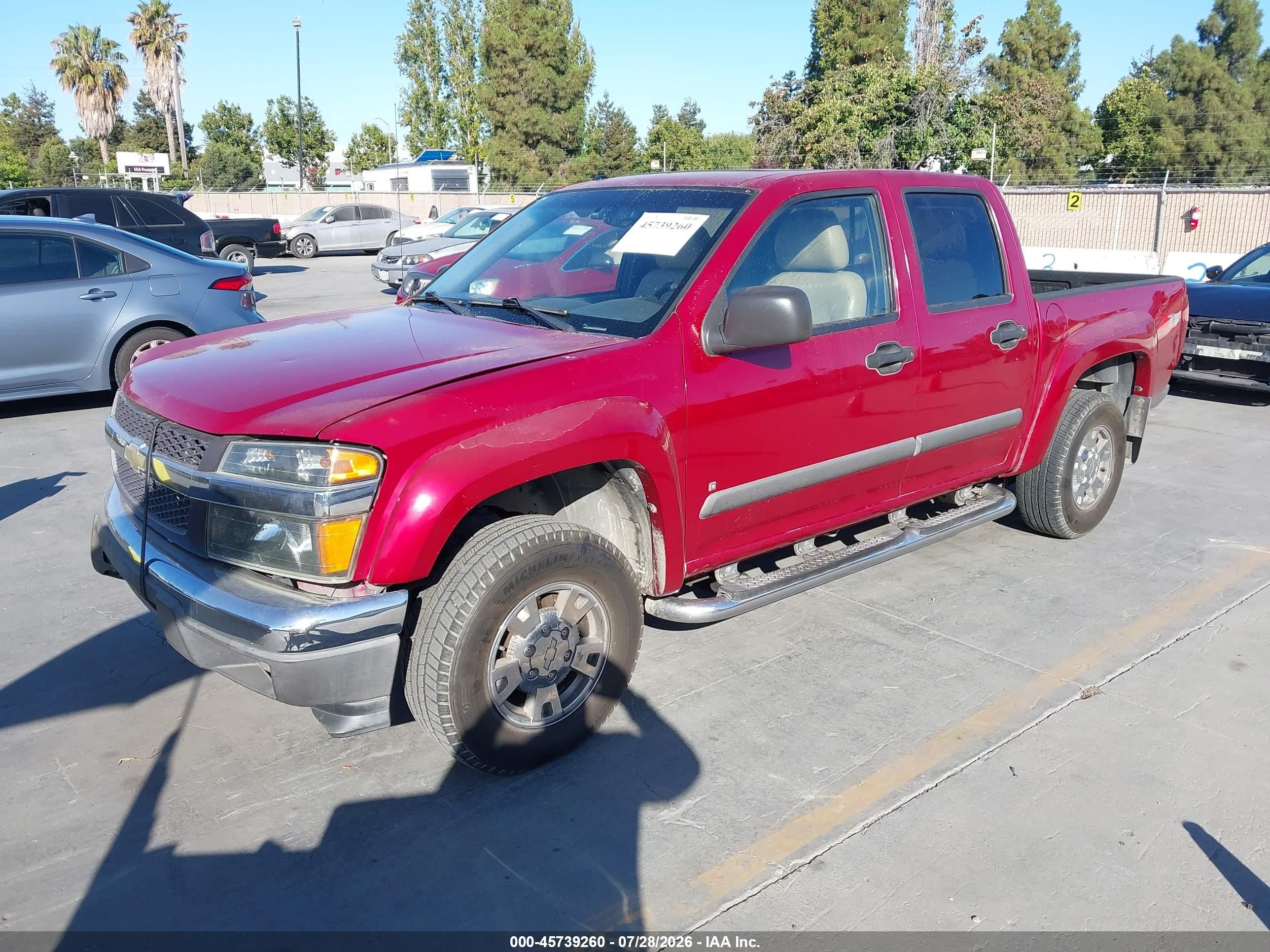 2006 Chevrolet Colorado Lt Burgundy vin: 1GCDS136X68255217