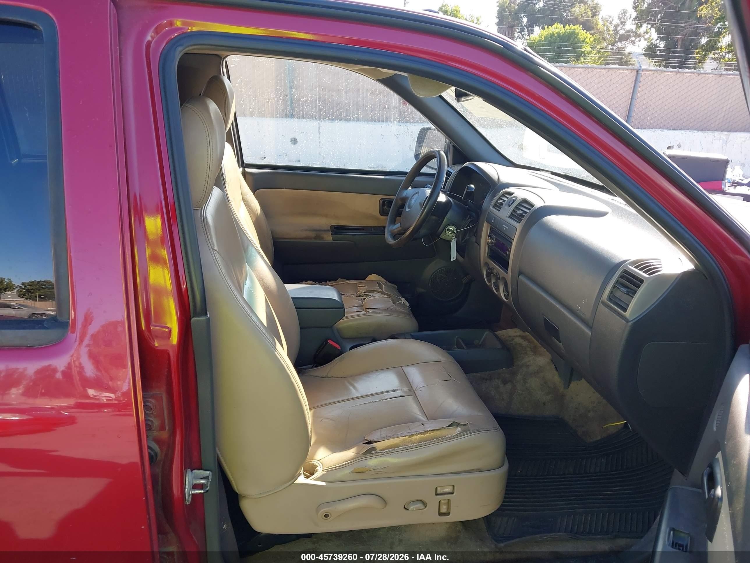 2006 Chevrolet Colorado Lt Burgundy vin: 1GCDS136X68255217