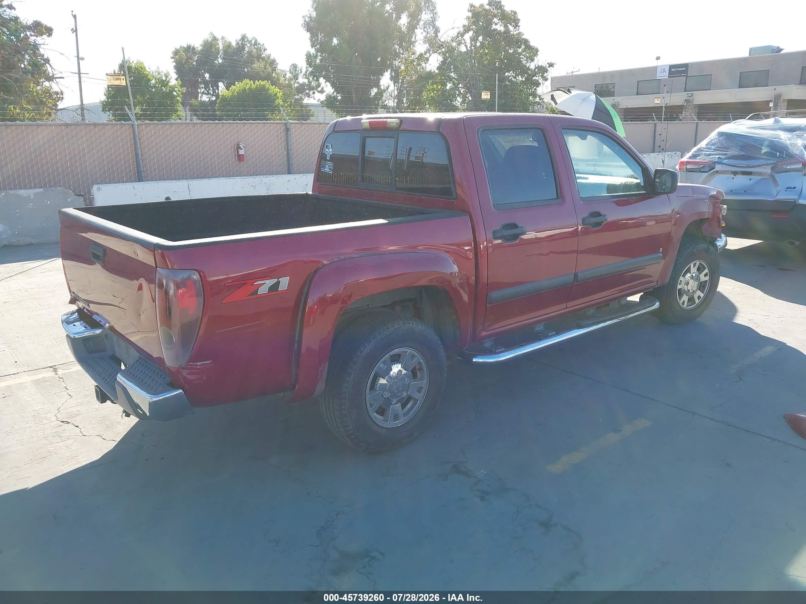 2006 Chevrolet Colorado Lt Burgundy vin: 1GCDS136X68255217