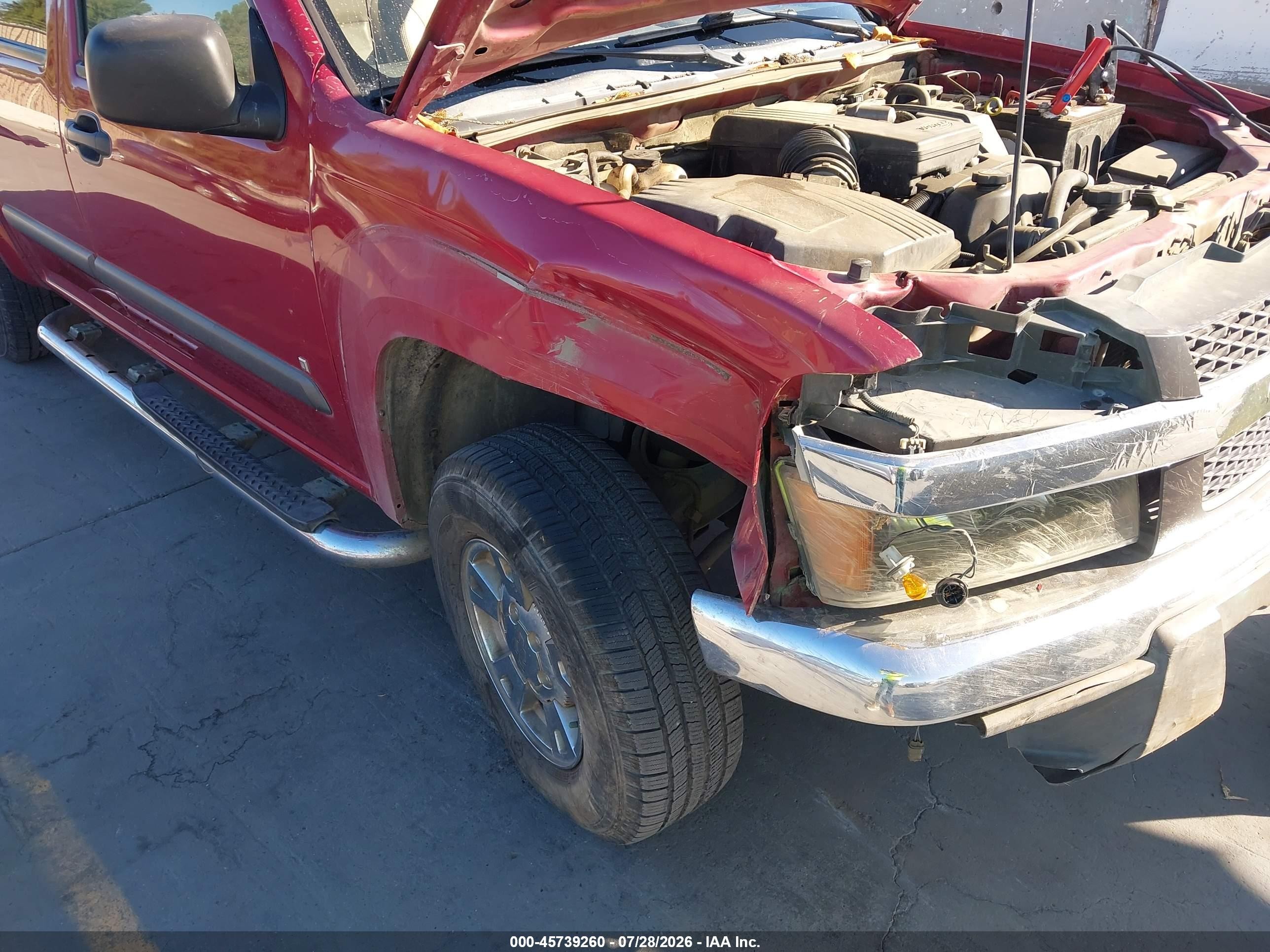 2006 Chevrolet Colorado Lt Burgundy vin: 1GCDS136X68255217