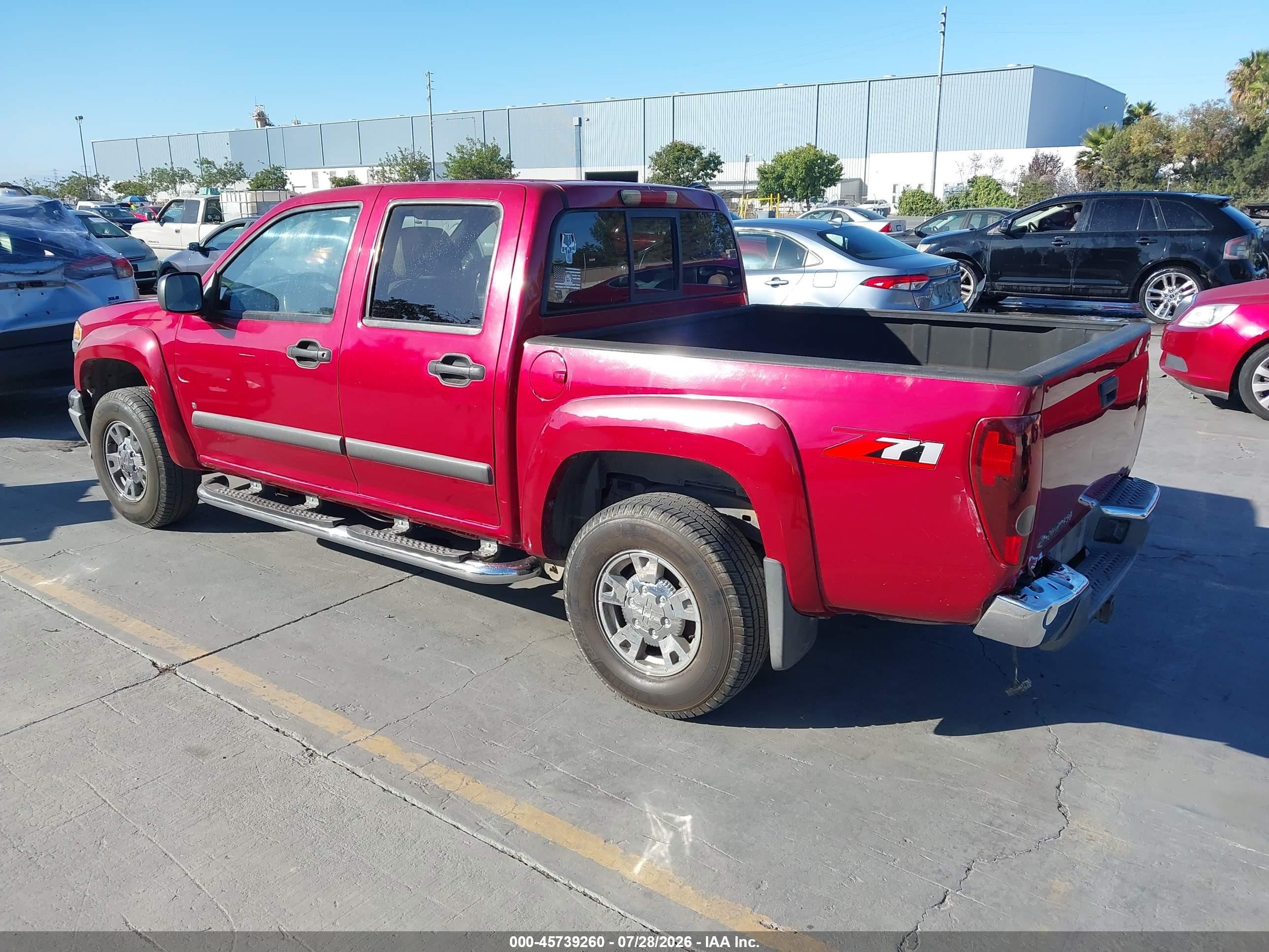 2006 Chevrolet Colorado Lt Burgundy vin: 1GCDS136X68255217