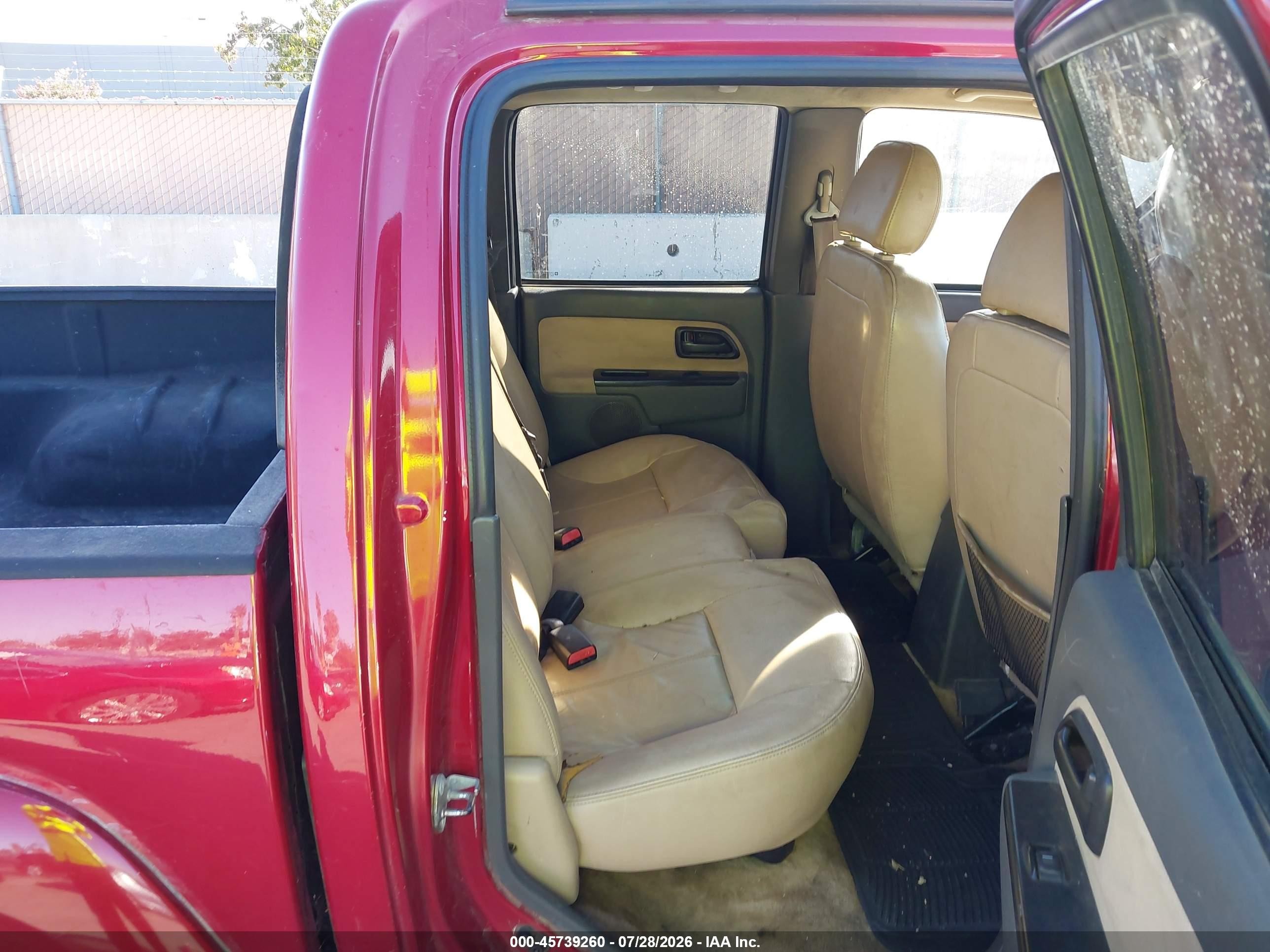 2006 Chevrolet Colorado Lt Burgundy vin: 1GCDS136X68255217