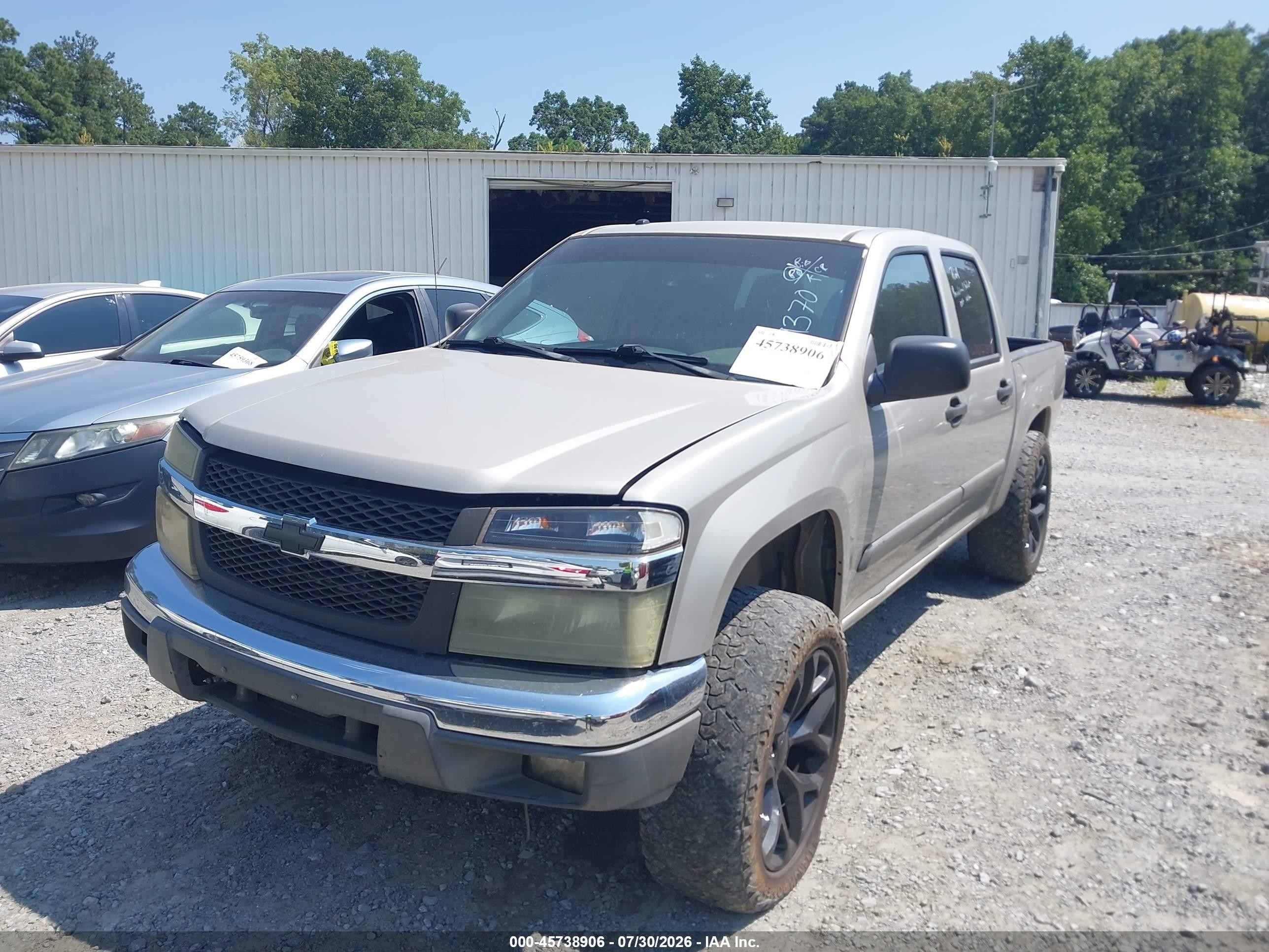 2007 Chevrolet Colorado Lt Gray vin: 1GCDS13E178129370