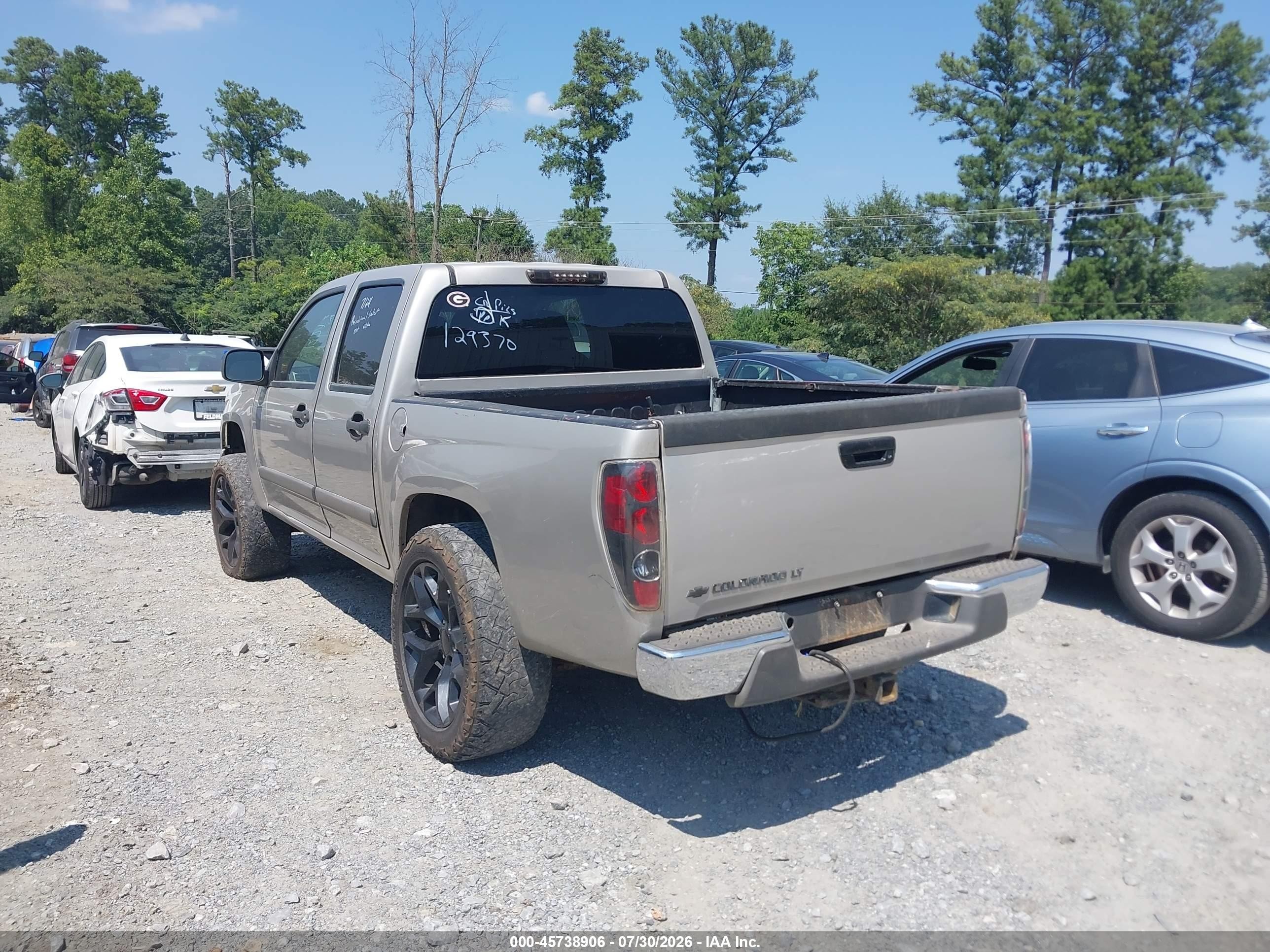2007 Chevrolet Colorado Lt Gray vin: 1GCDS13E178129370