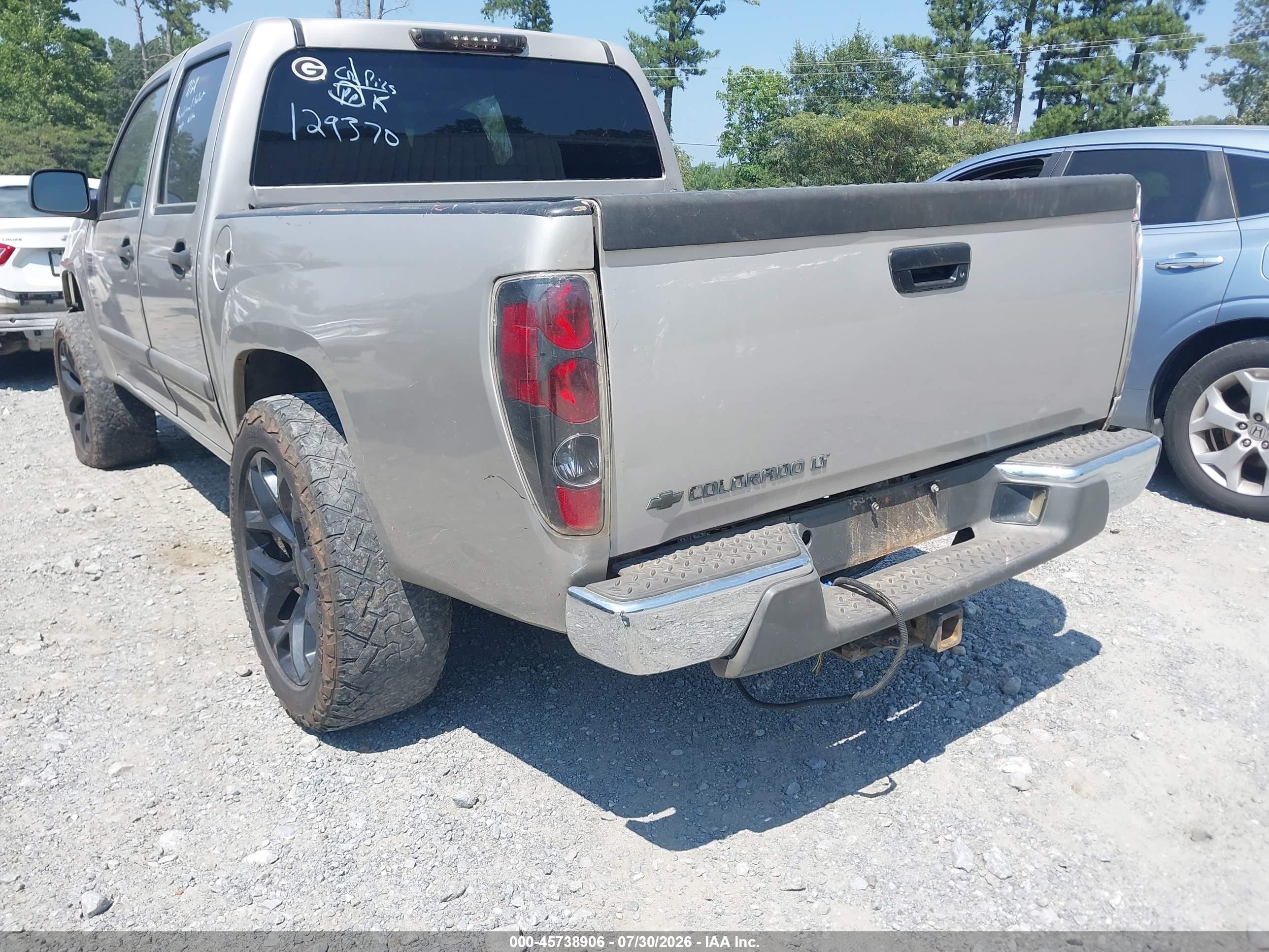 2007 Chevrolet Colorado Lt Gray vin: 1GCDS13E178129370