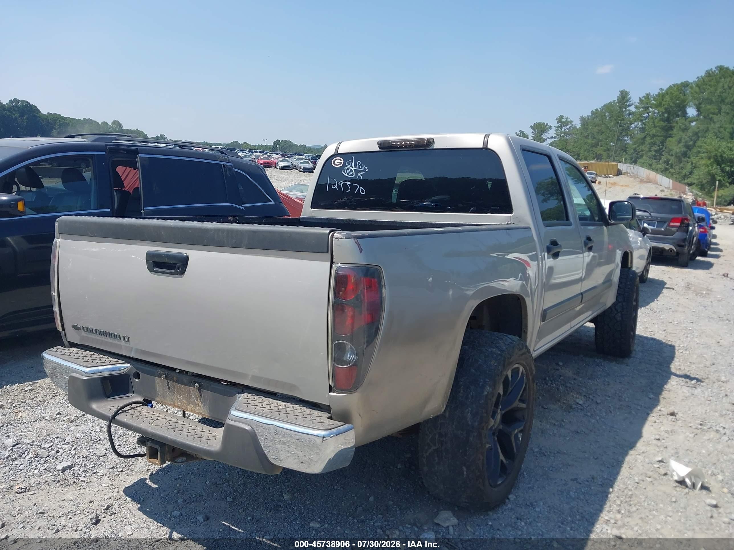 2007 Chevrolet Colorado Lt Gray vin: 1GCDS13E178129370