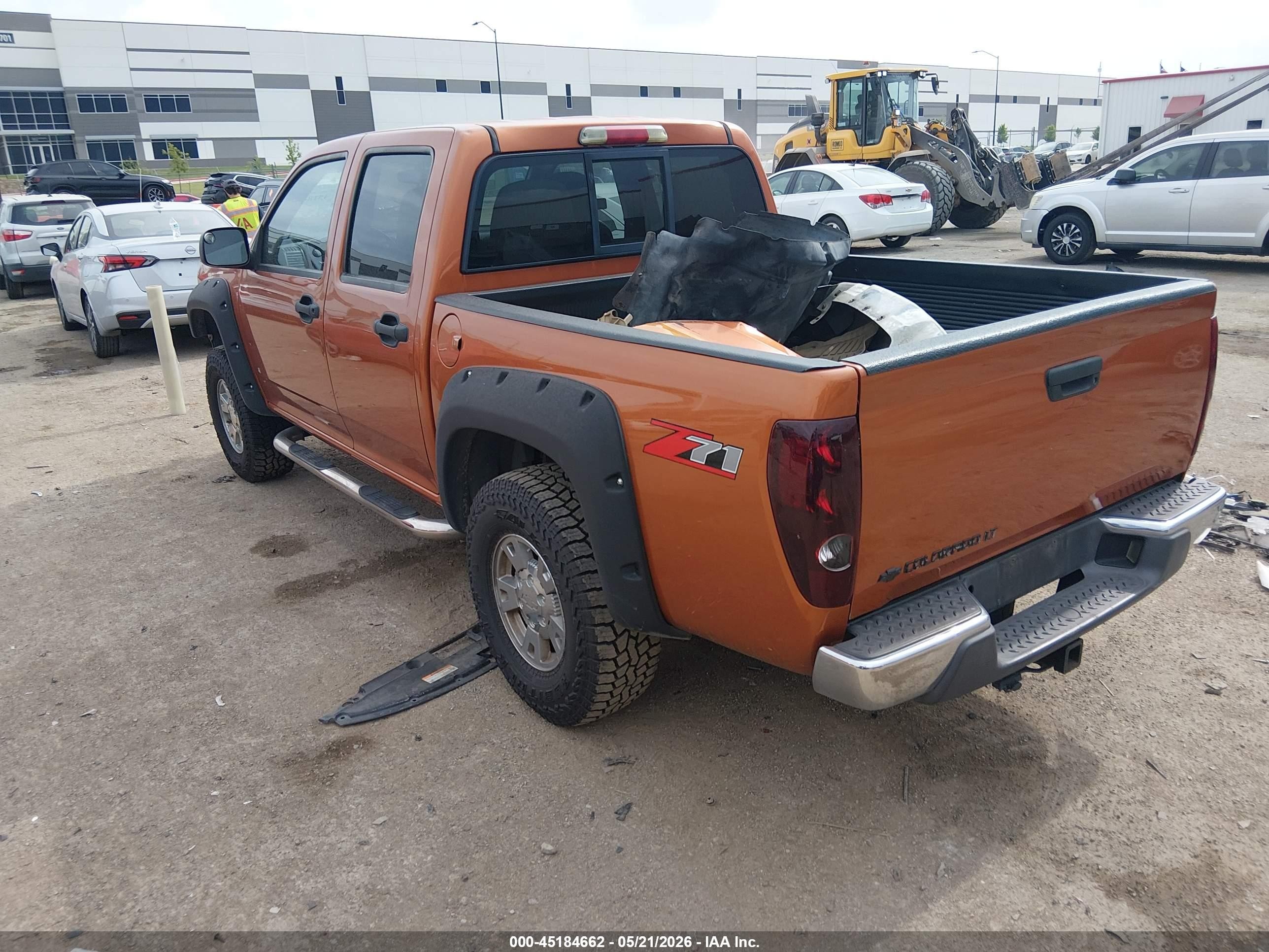 2007 Chevrolet Colorado Lt Orange vin: 1GCDS13E178241084