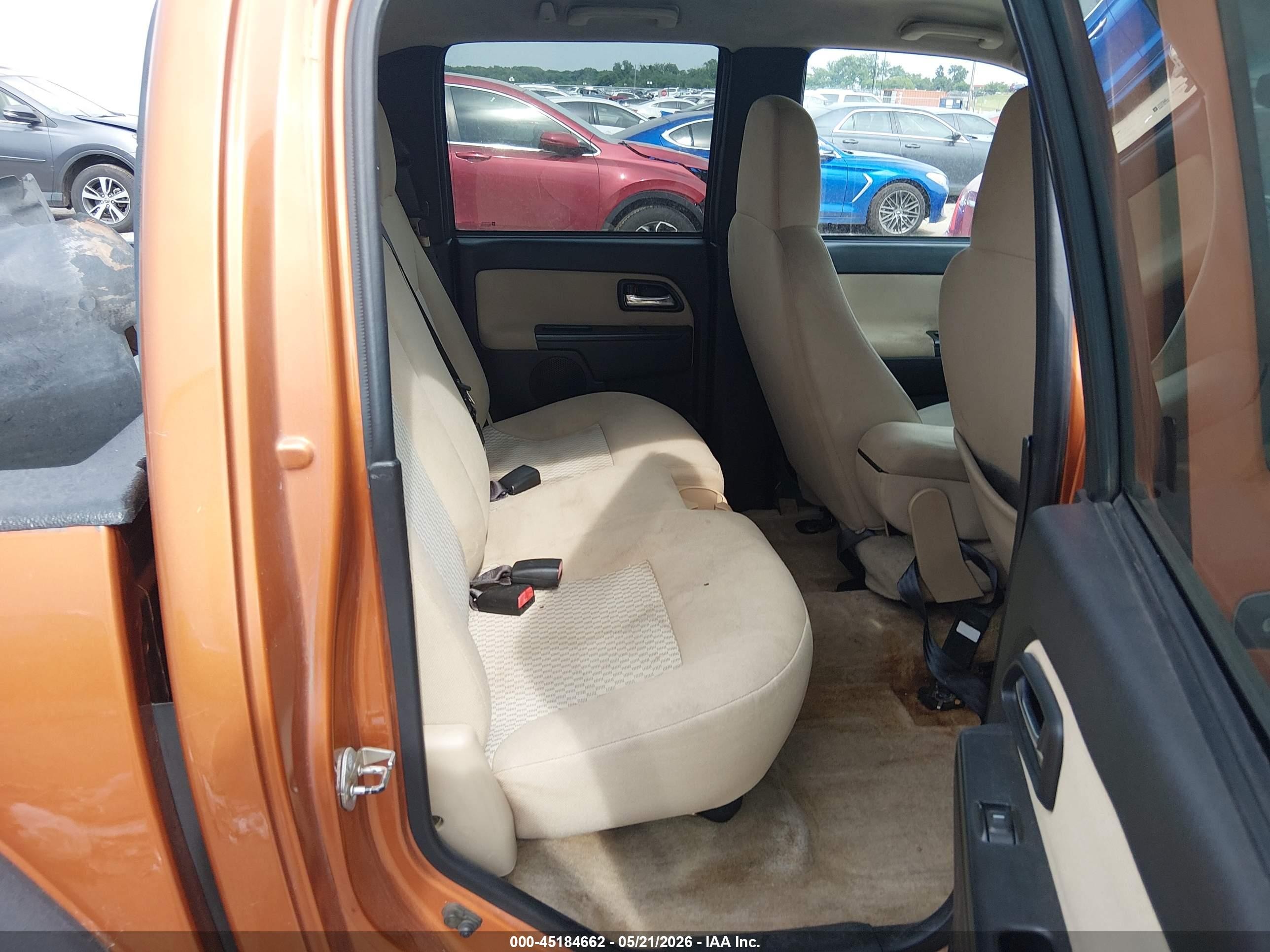 2007 Chevrolet Colorado Lt Orange vin: 1GCDS13E178241084
