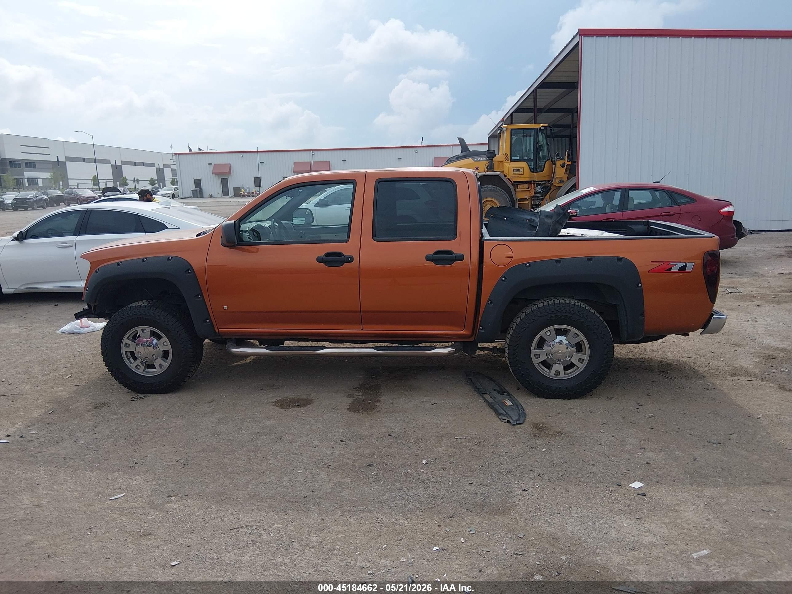 2007 Chevrolet Colorado Lt Orange vin: 1GCDS13E178241084
